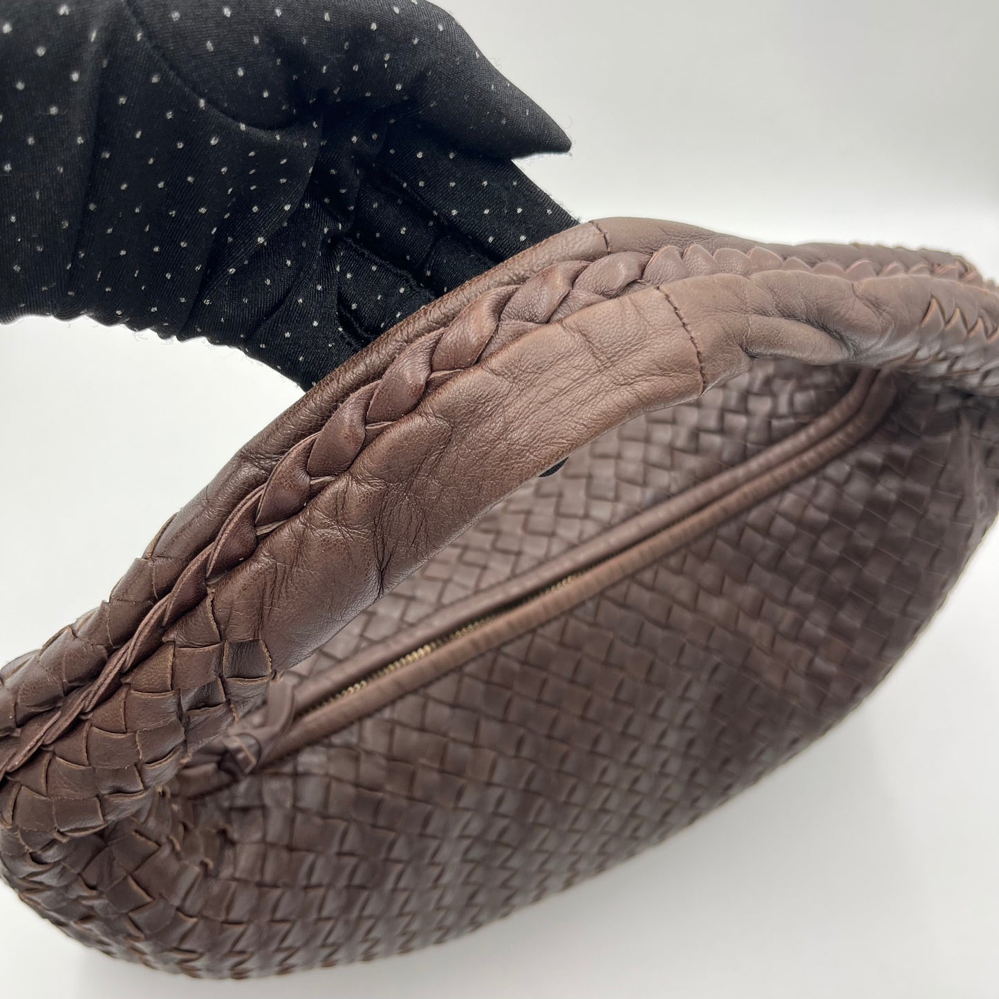 Bottega Veneta Brown Intrecciato Large Hobo Bag