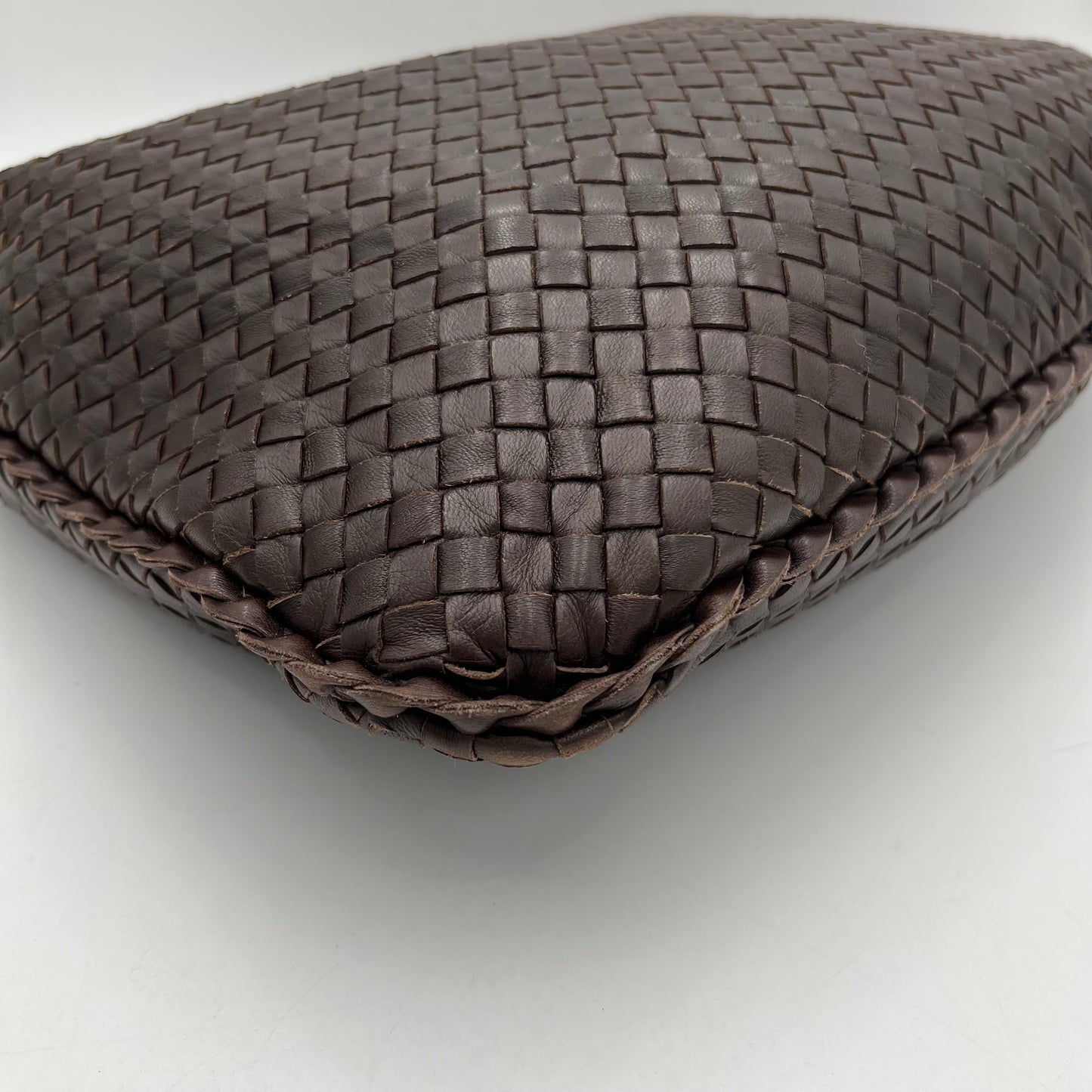 Bottega Veneta Brown Intrecciato Large Hobo Bag
