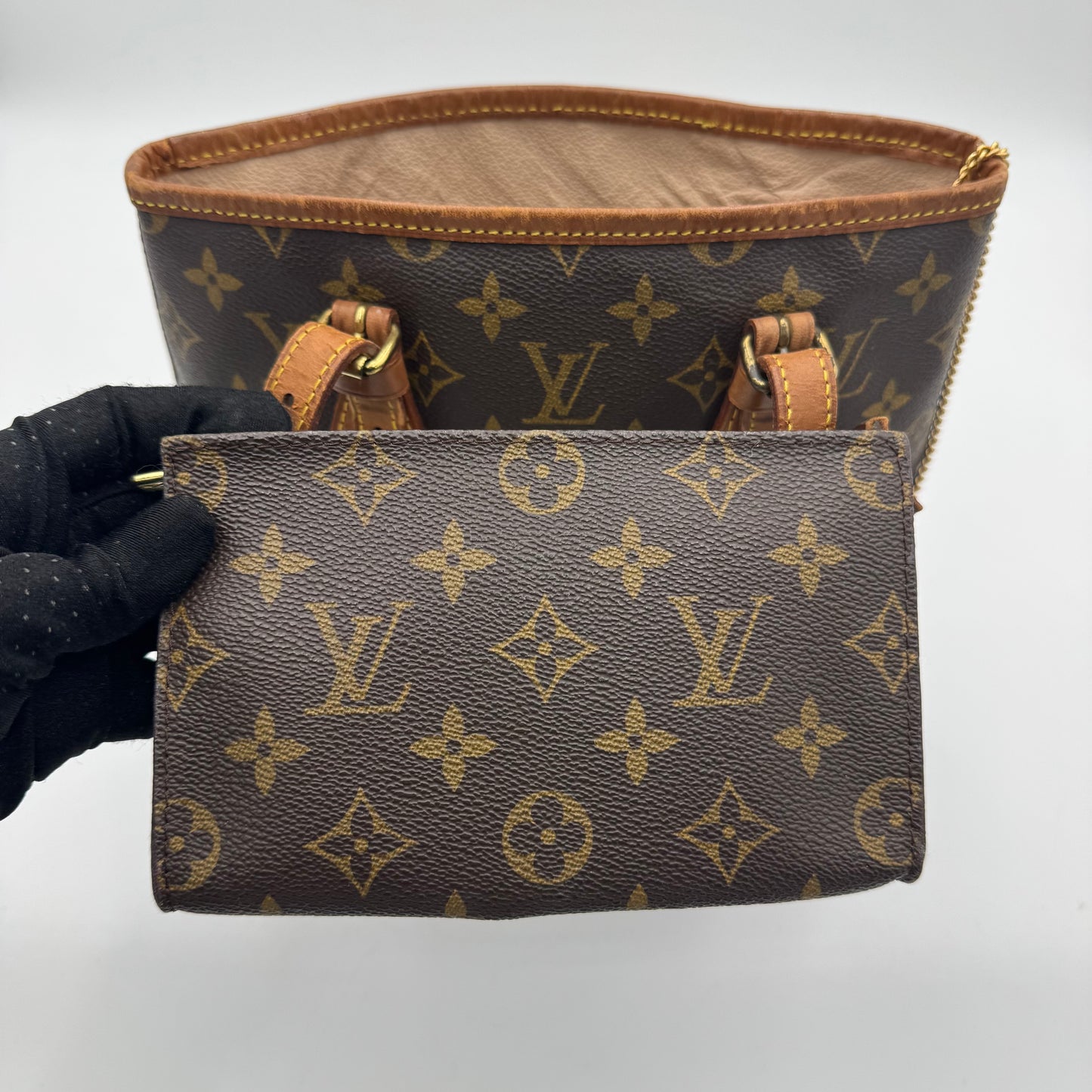 Louis Vuitton Monogram Bucket PM with Pouch
