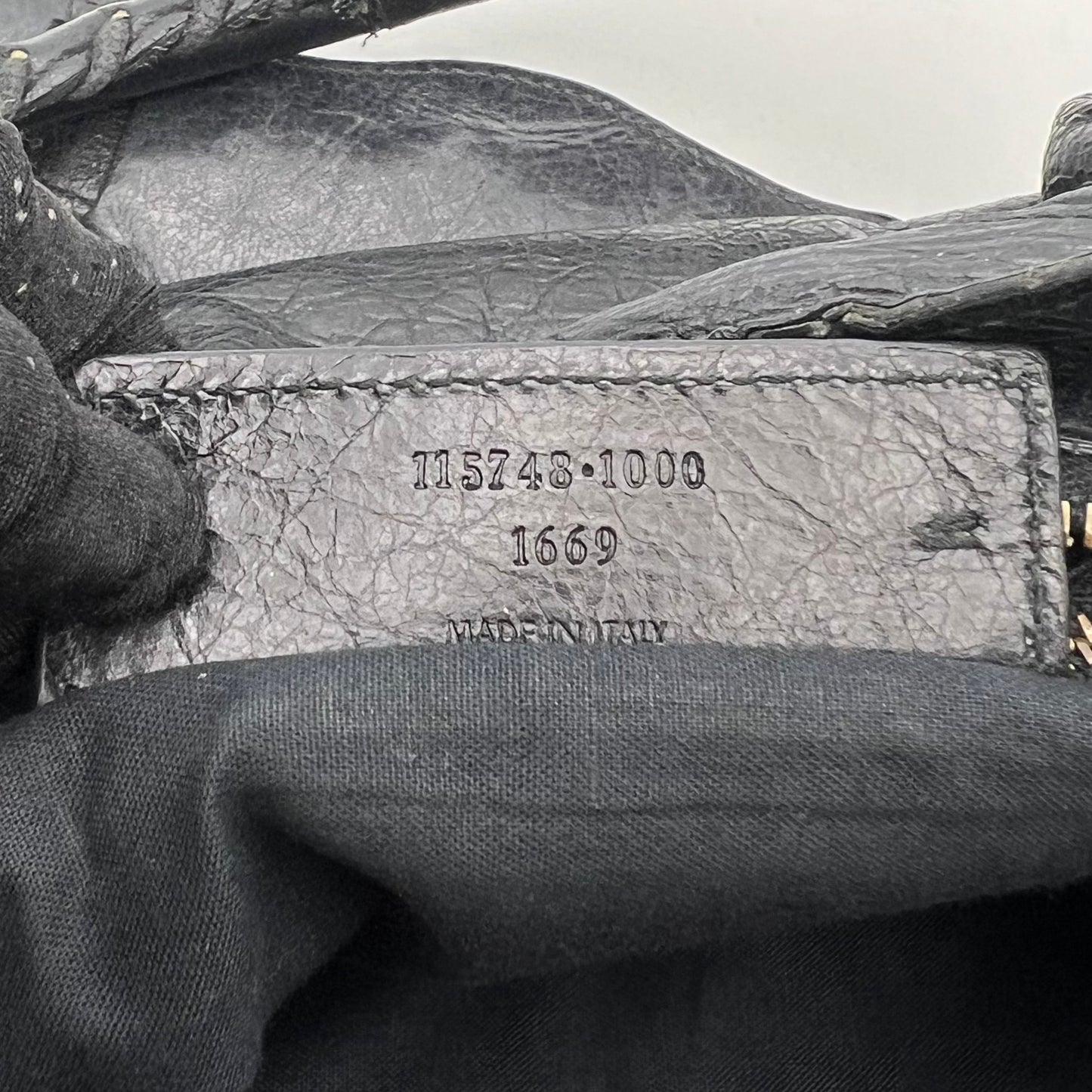 Balenciaga Black Leather City