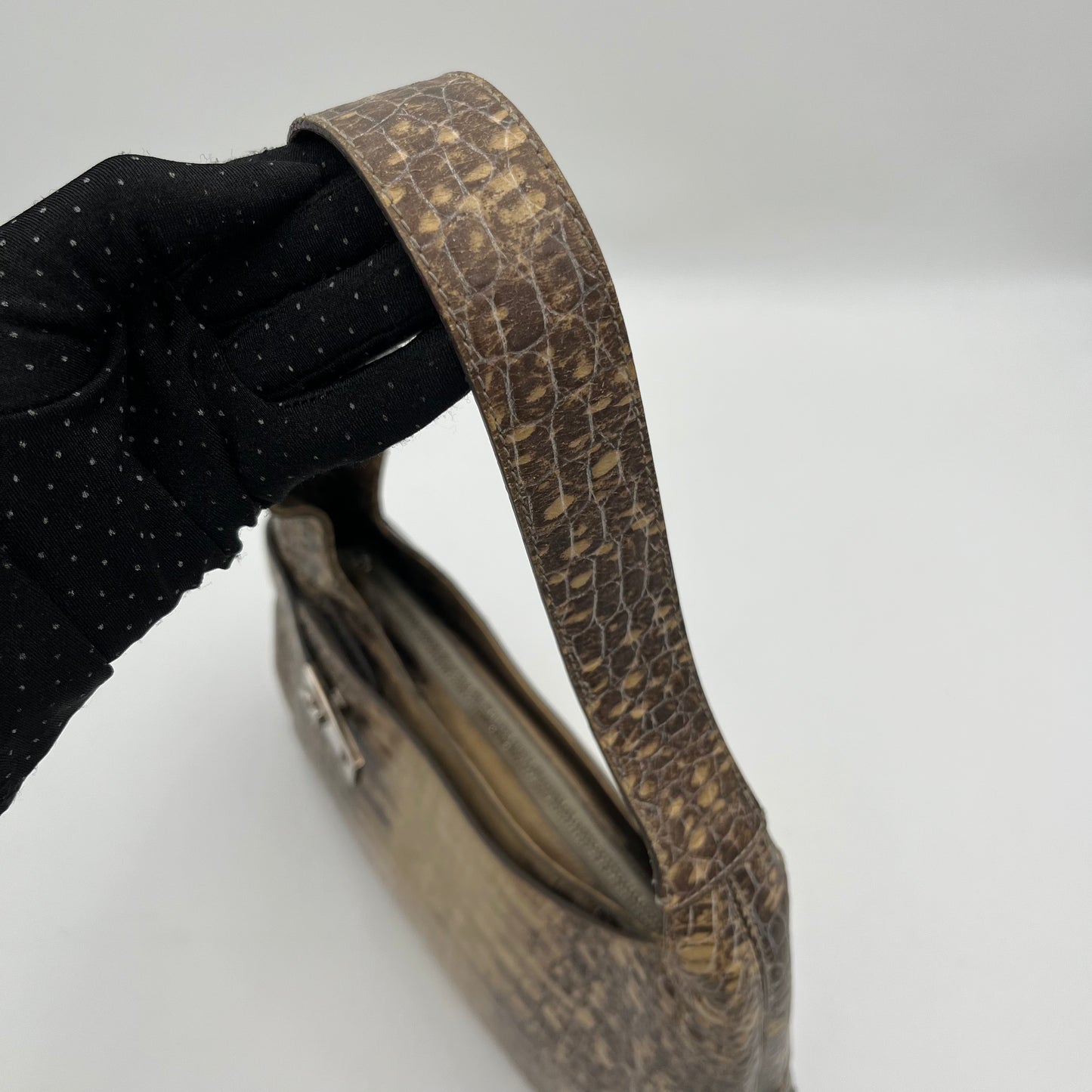 Salvatore Ferragamo Himalayan Gancini Hobo Shoulder Bag