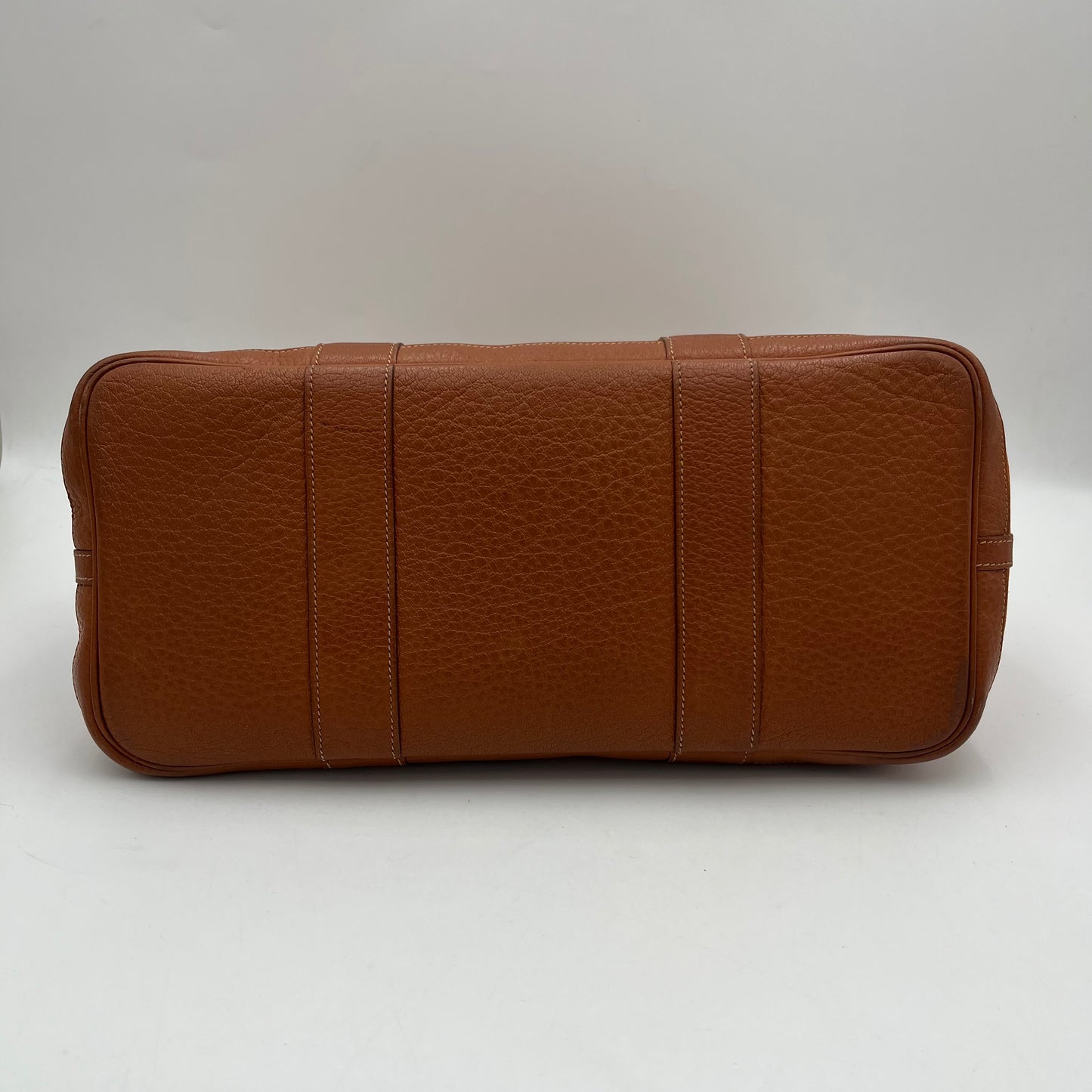 Hermes Orange Canvas and Leather Garden Party 36