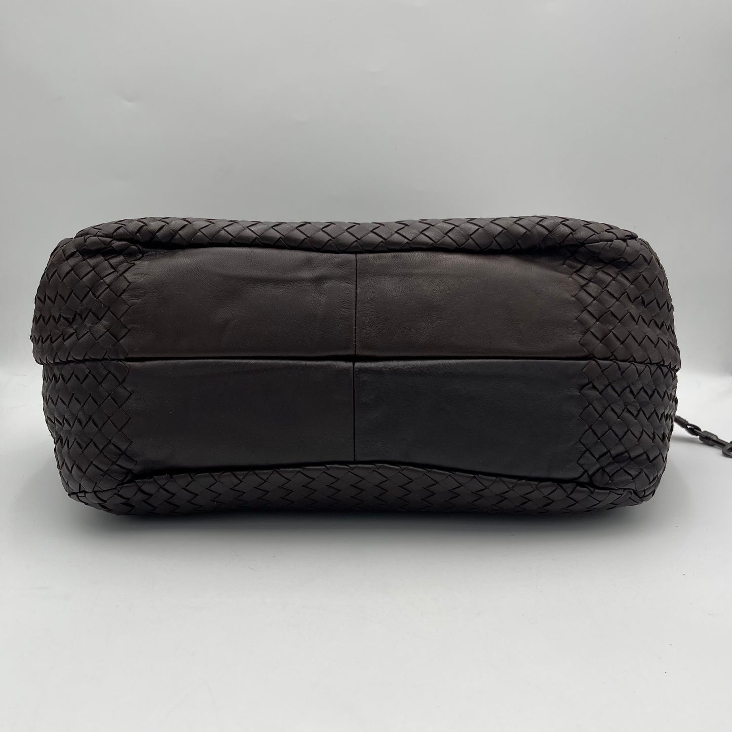 Bottega Veneta Brown Intrecciato Campana Large Hobo Bag
