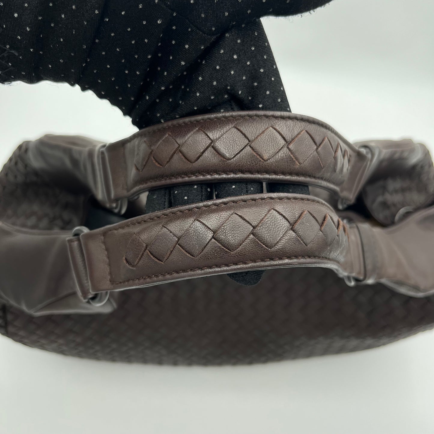 Bottega Veneta Brown Intrecciato Campana Large Hobo Bag