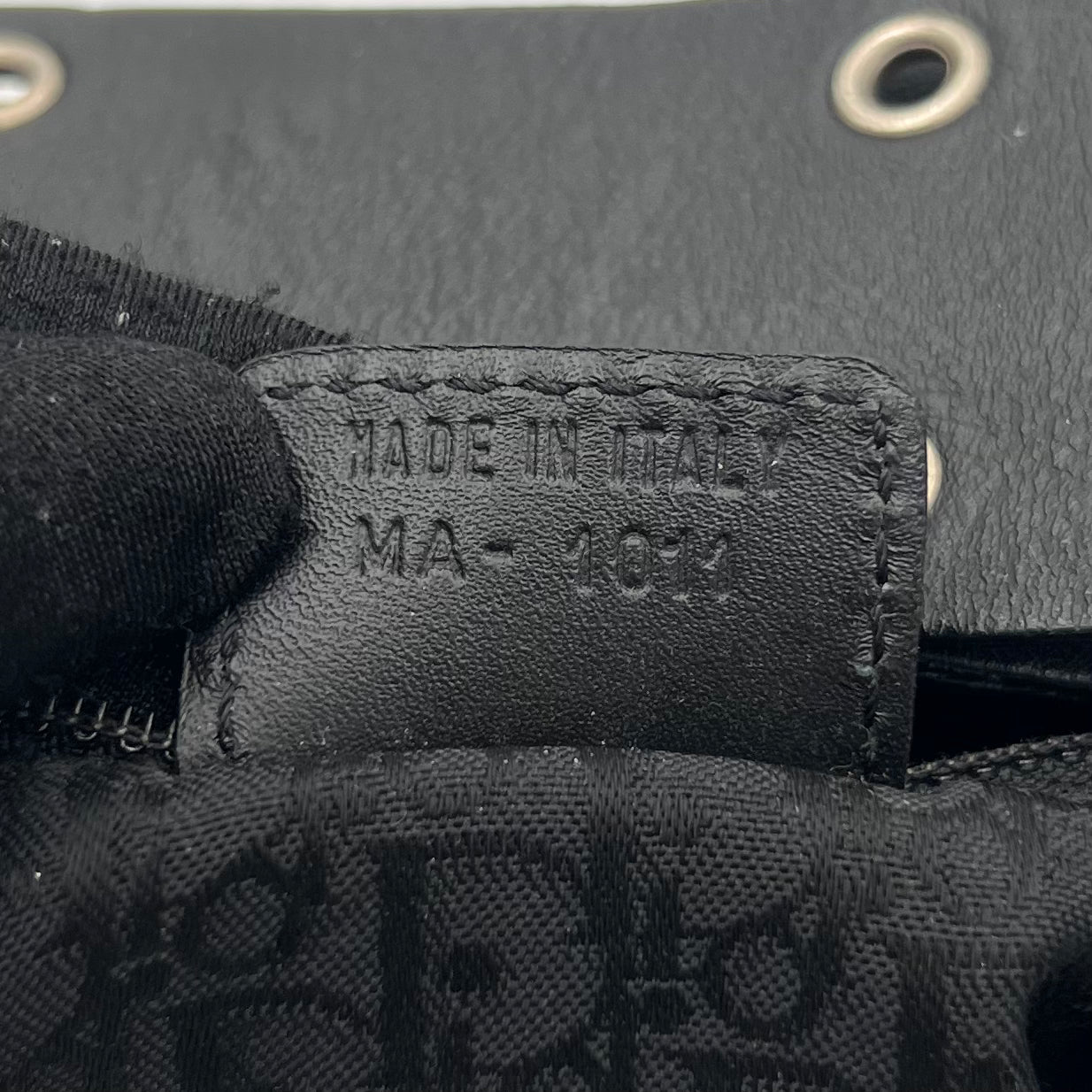 Christian Dior Black Leather Street Chic Columbus Hobo Bag