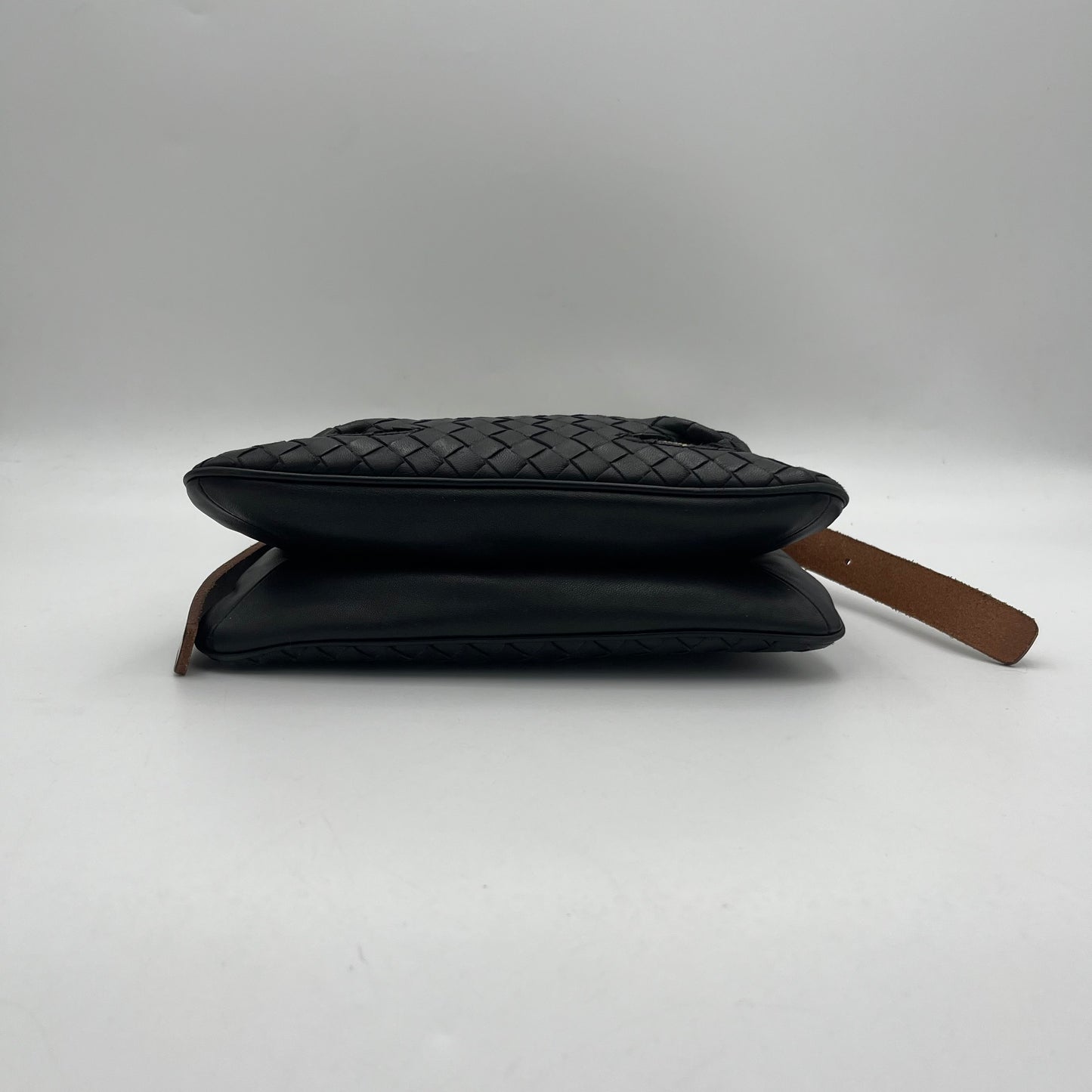 Bottega Veneta Black Intrecciato Crossbody