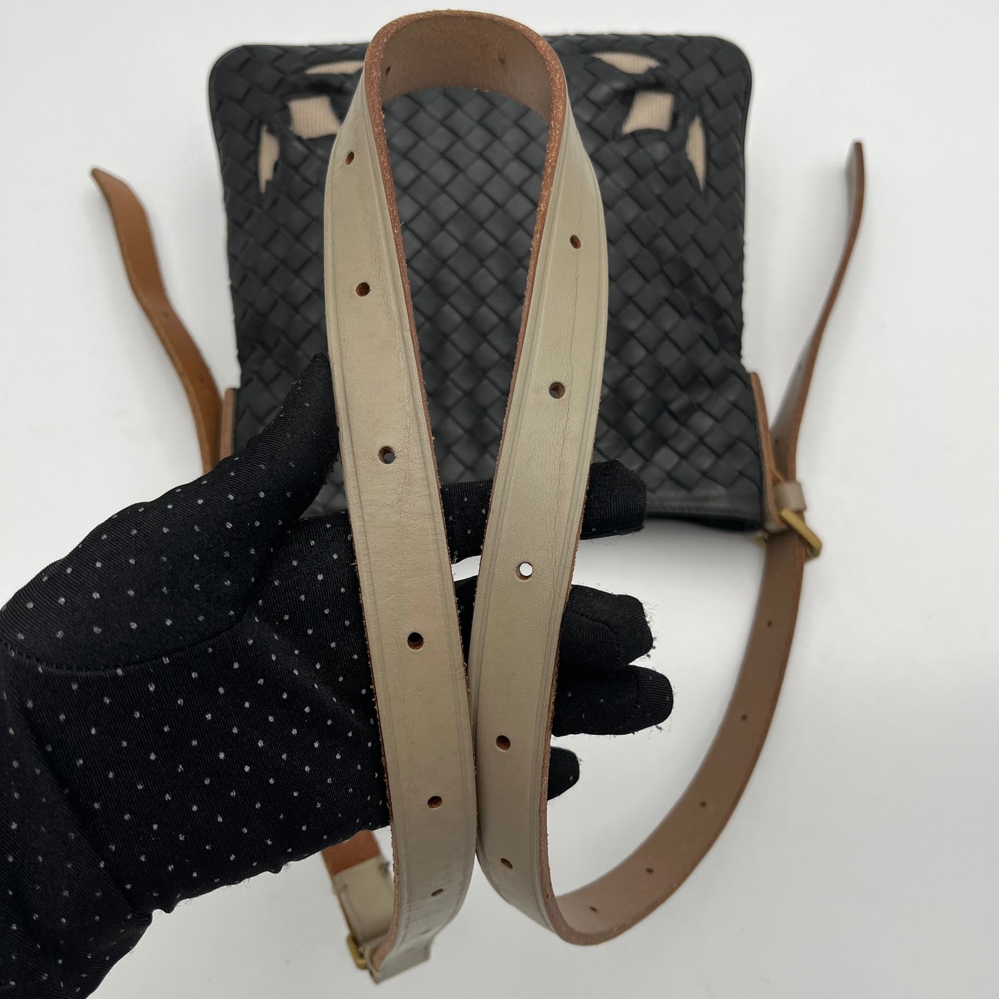 Bottega Veneta Black Intrecciato Crossbody