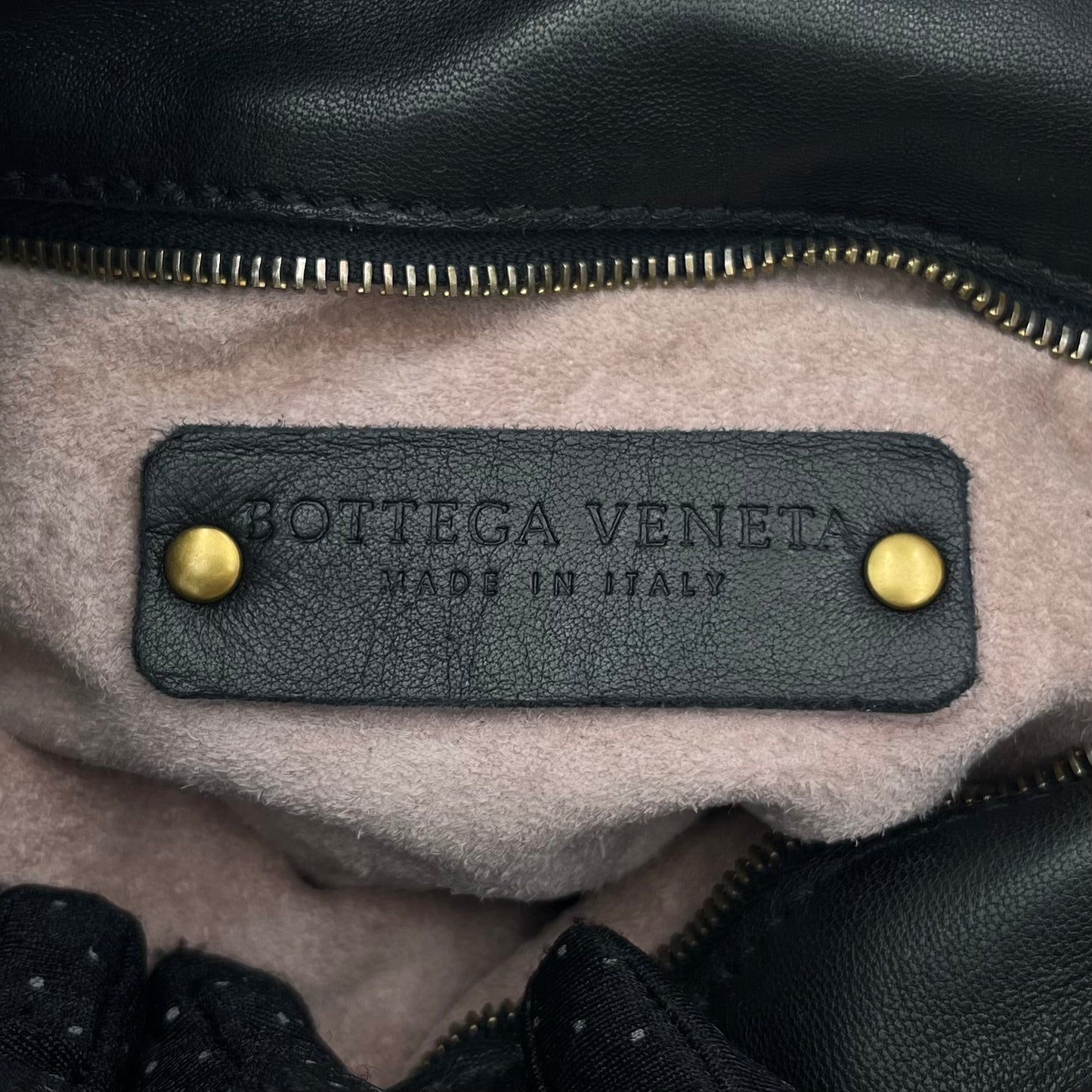 Bottega Veneta Black Intrecciato Crossbody