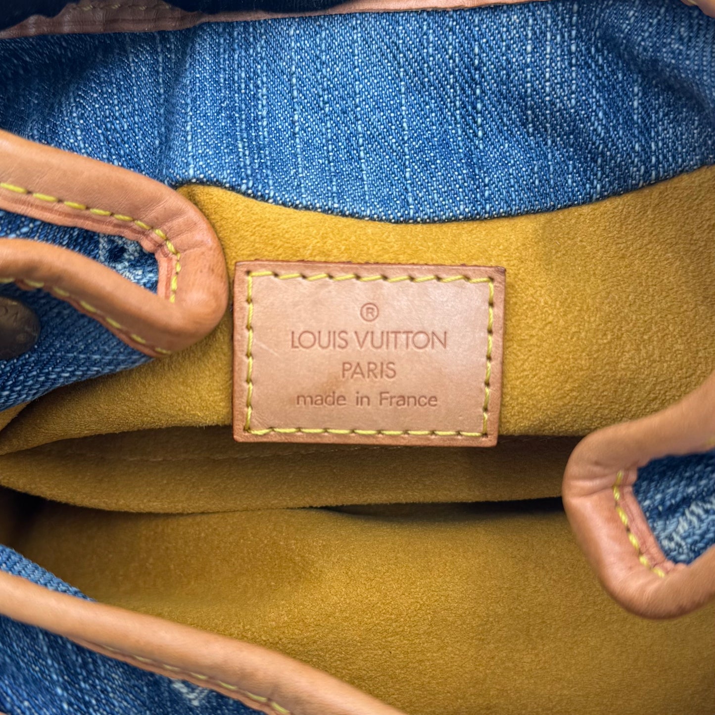 Louis Vuitton Blue Monogram Denim Pleaty Bag