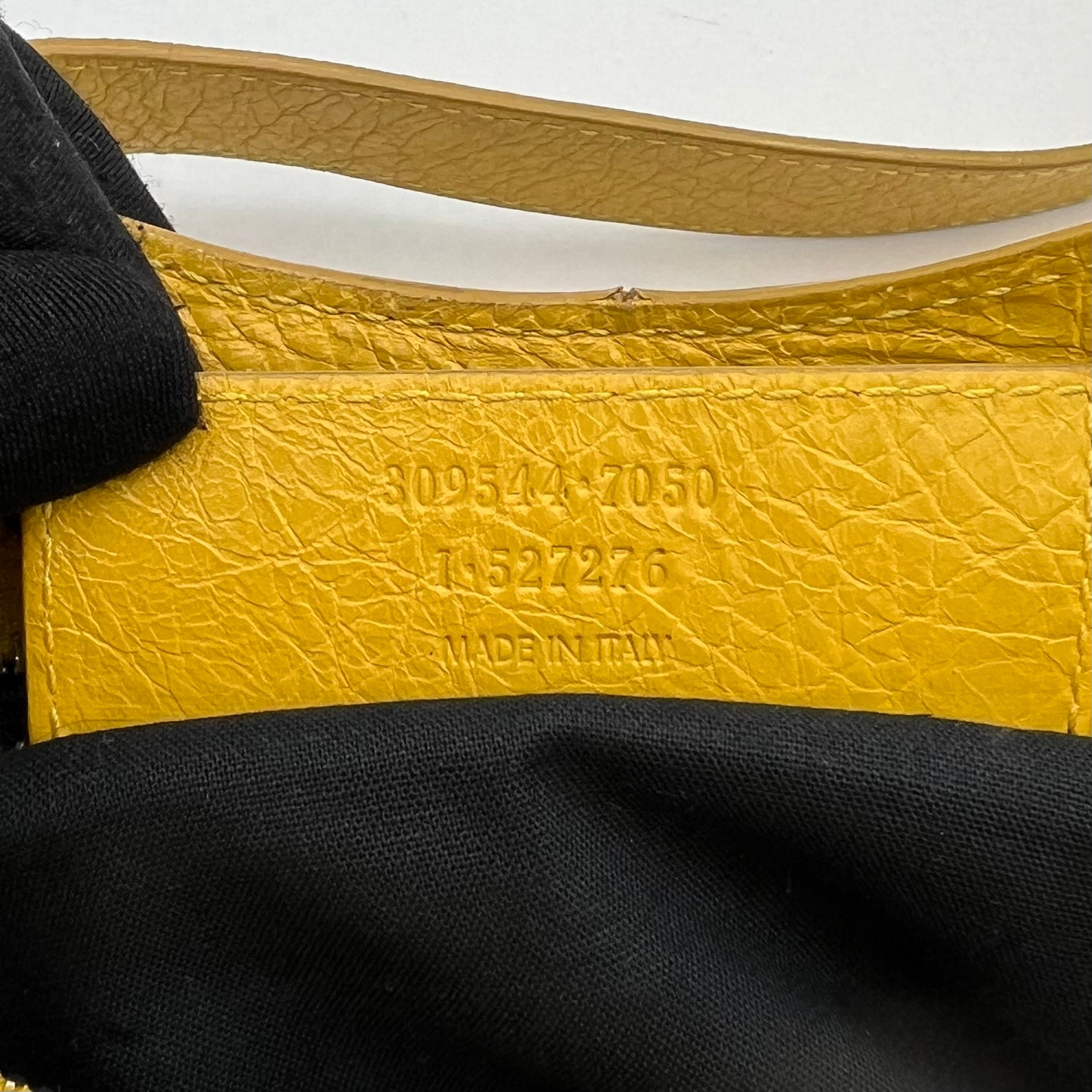 Balenciaga Yellow Leather Giant 12 Mini City GHW