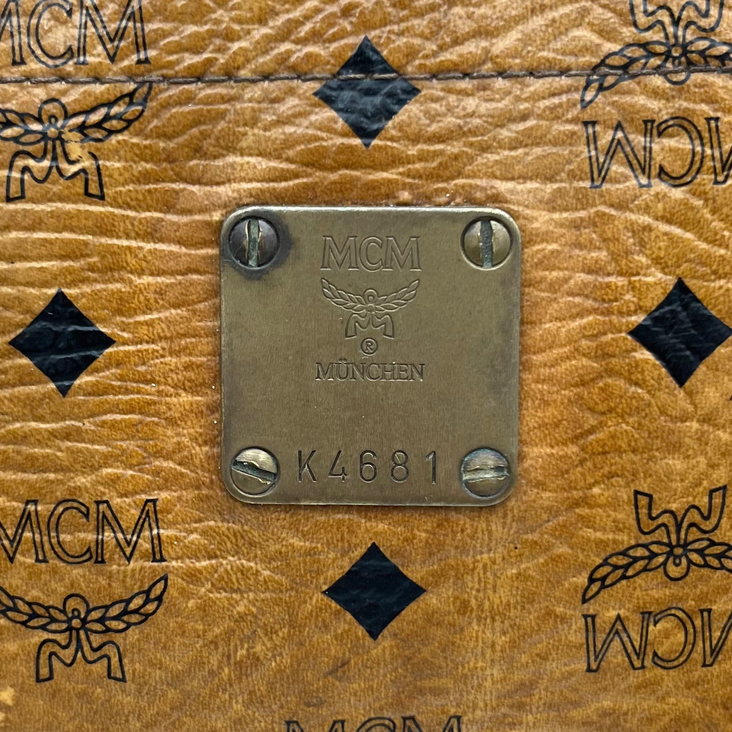 MCM Cognac Shopper's Tote
