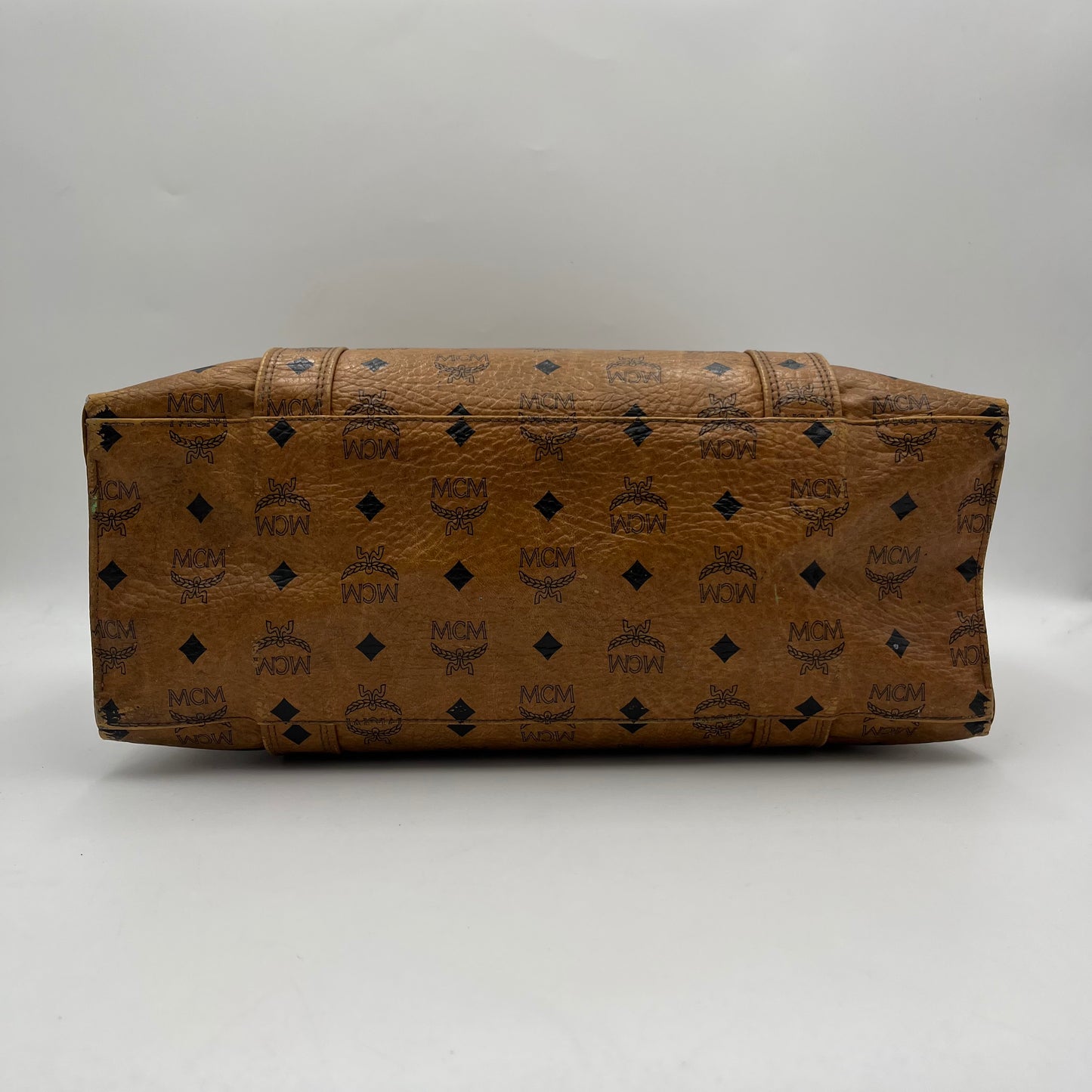 MCM Cognac Shopper's Tote