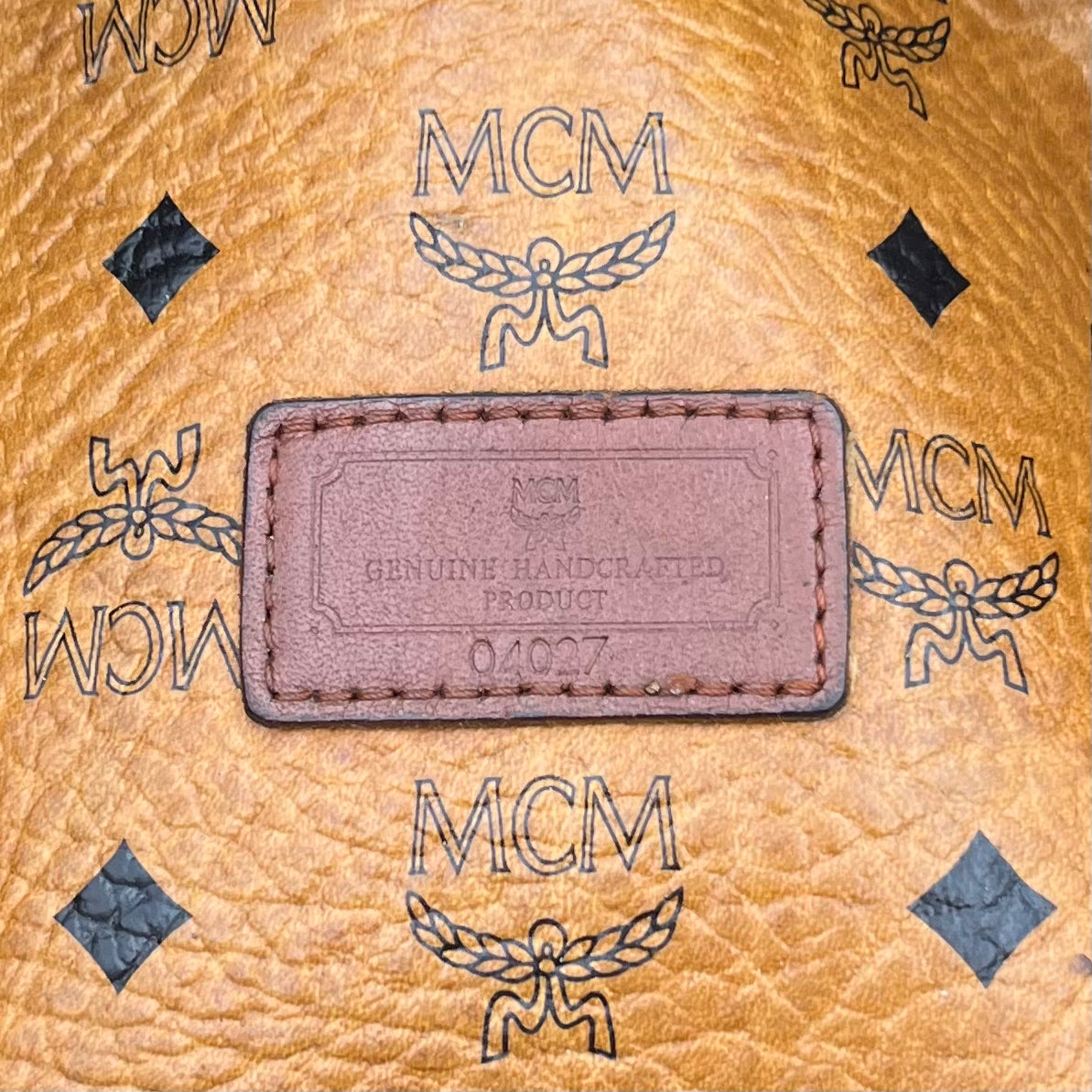 MCM Cognac Shopper's Tote