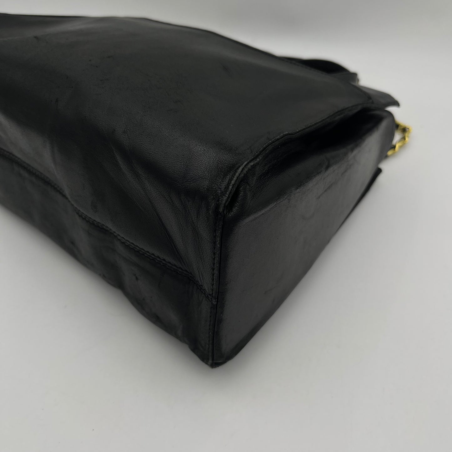Loewe Black Anagram Leather Handbag