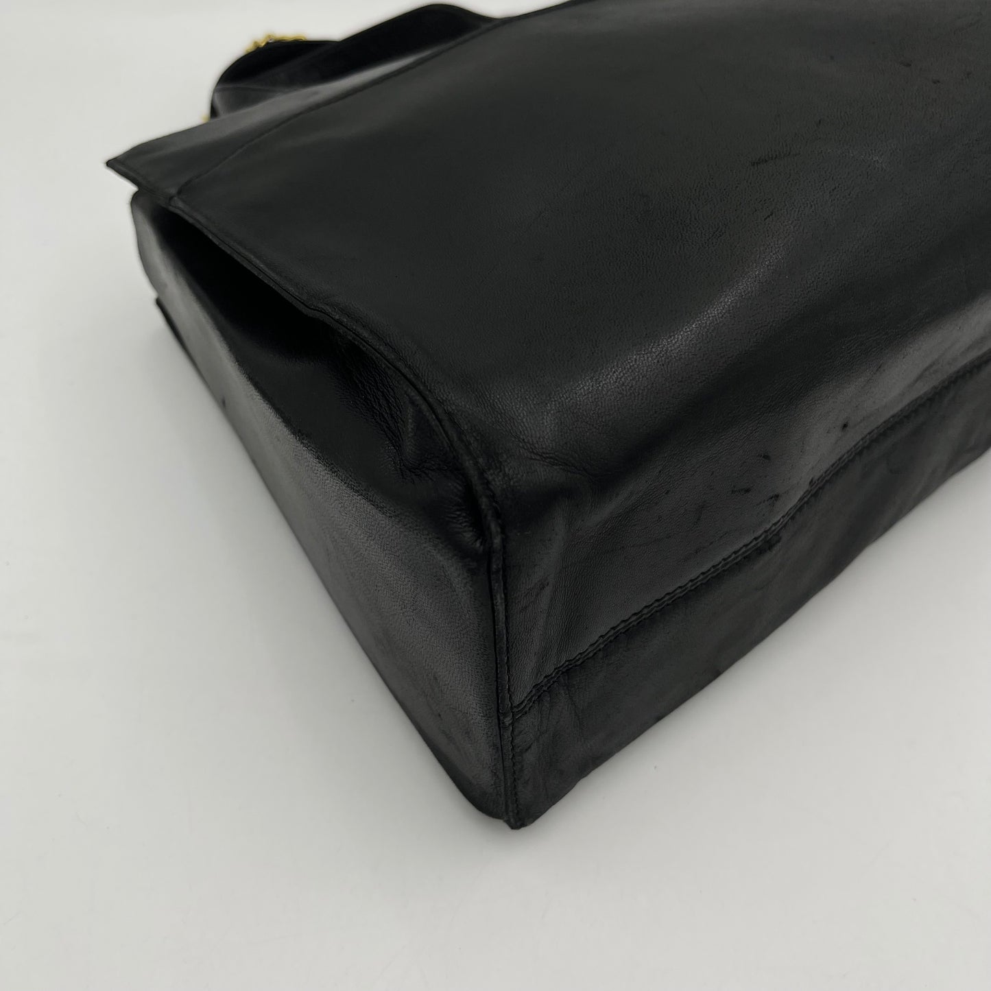Loewe Black Anagram Leather Handbag