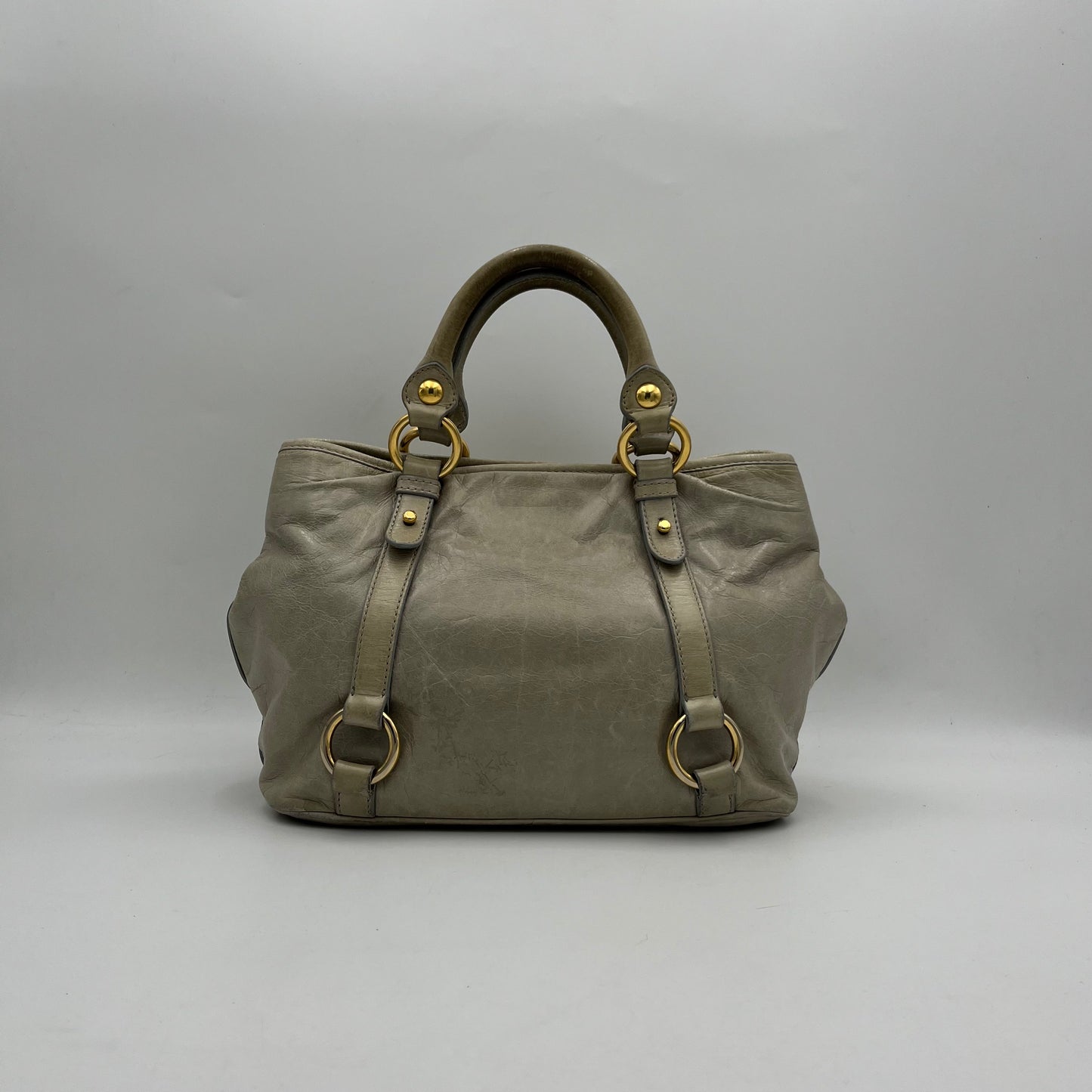 Miu Miu Vitello Leather Handbag