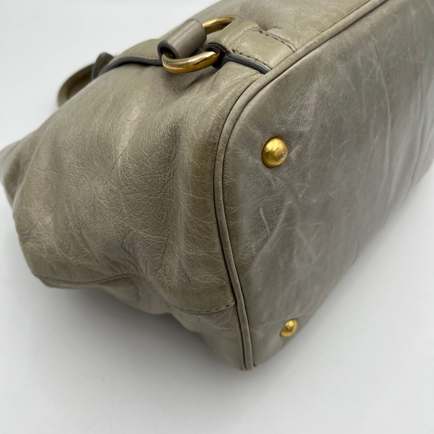 Miu Miu Vitello Leather Handbag