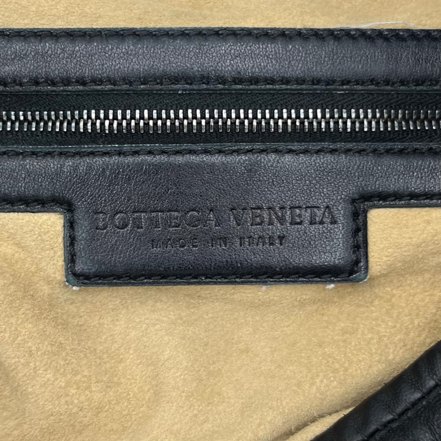 Bottega Veneta Black Studded Leather Hobo Bag