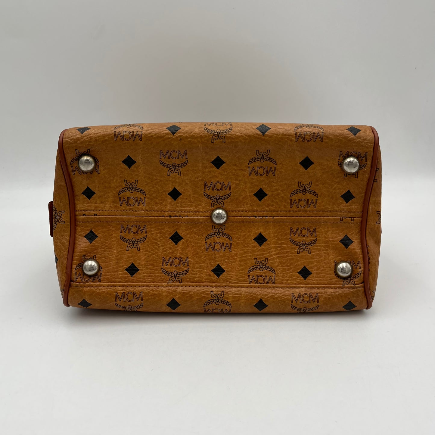 MCM Cognac Boston 27cm