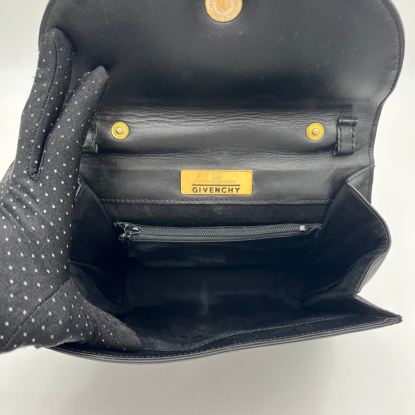 Givenchy Maroquinerie Black Leather Kelly