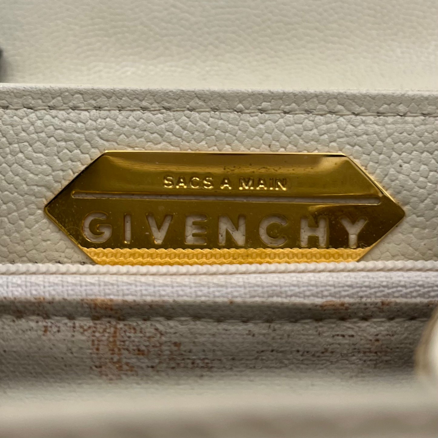 Givenchy Sacs White Leather Top Handle