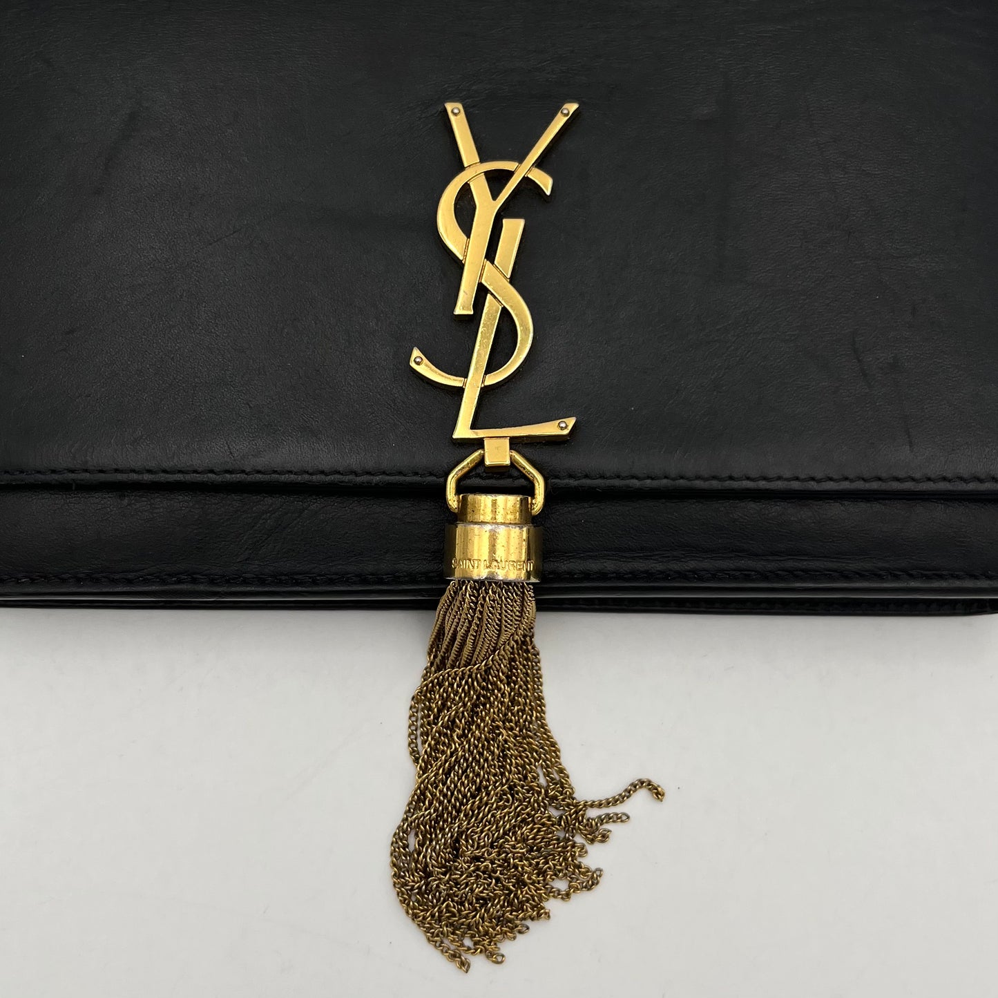 YSL Black Small Kate Tassel Crossbody