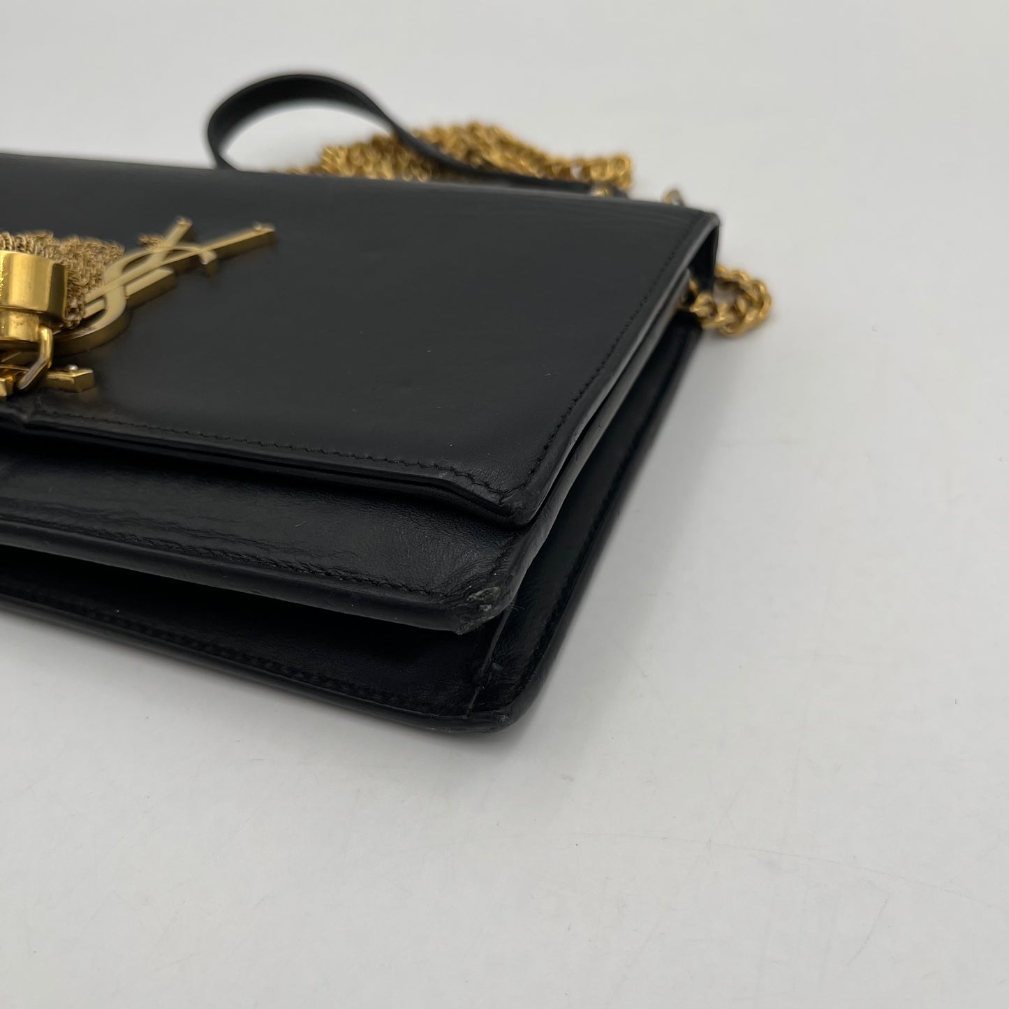 YSL Black Small Kate Tassel Crossbody