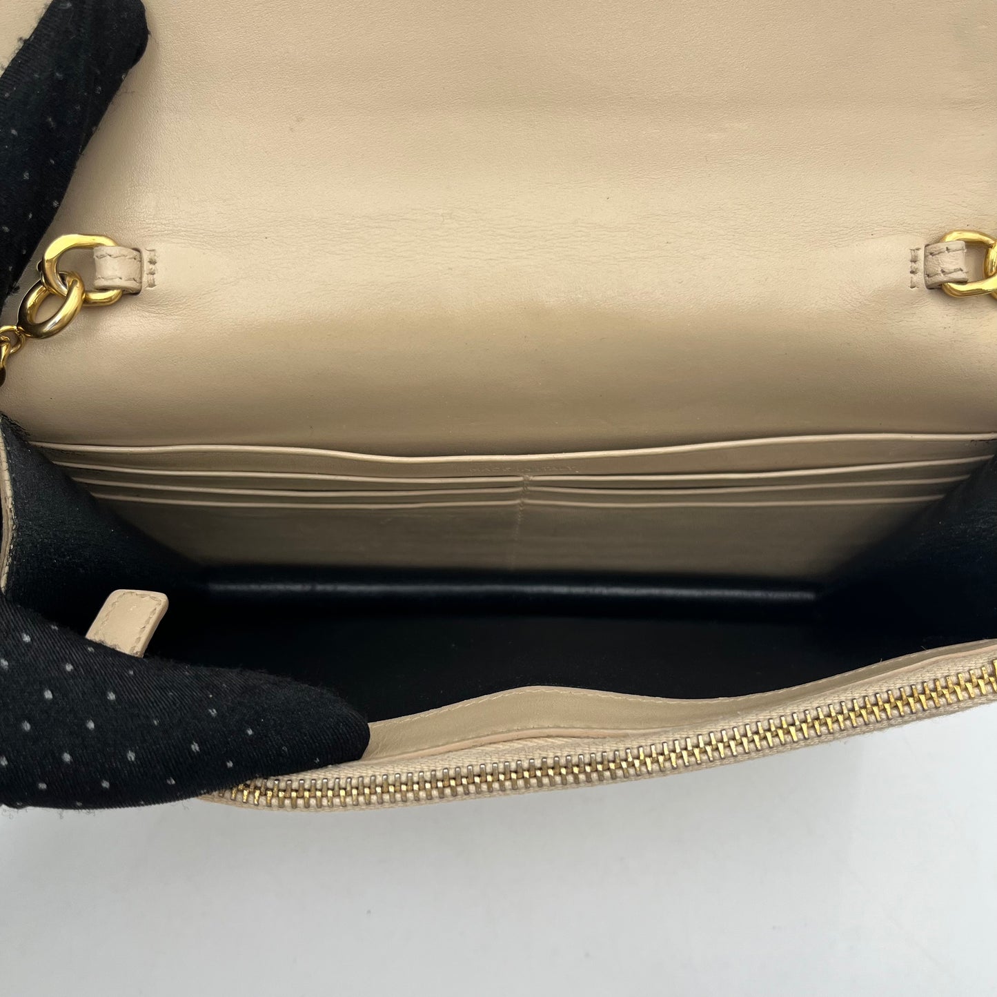 YSL Beige Calfskin Small Kate Tassel Crossbody