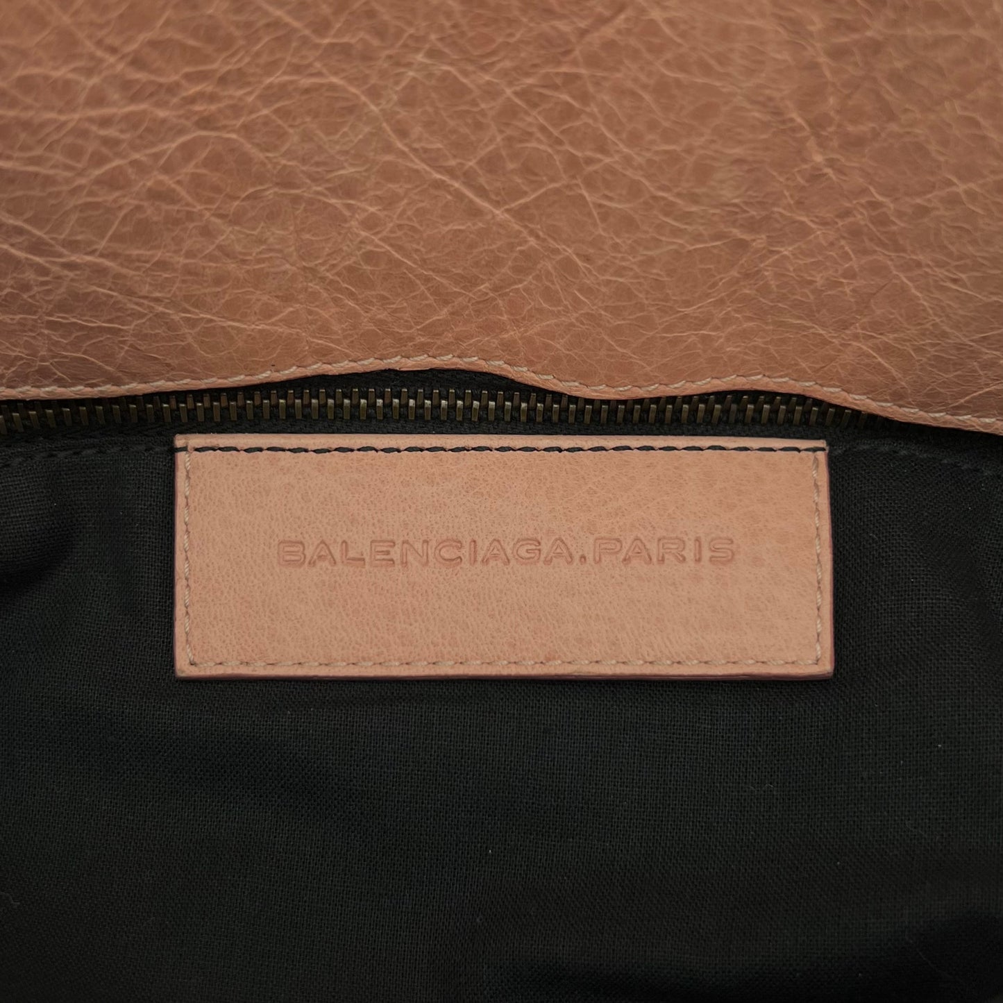 Balenciaga Rose Peche Leather Giant 12 First Handbag GHW