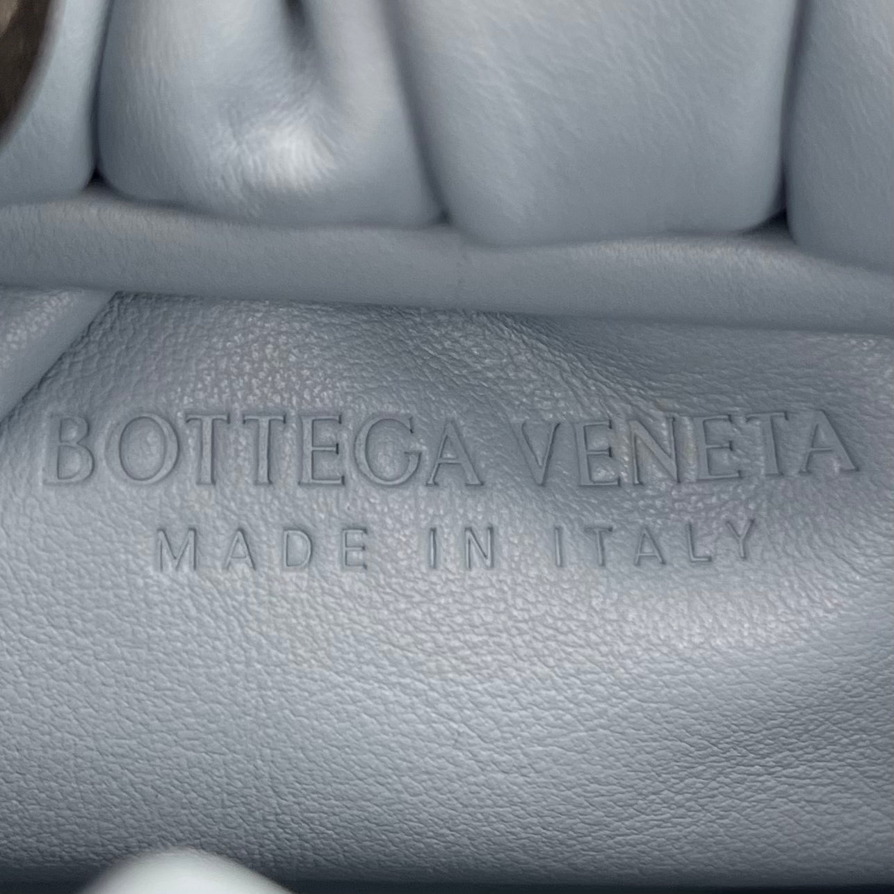 Bottega Veneta Powder Blue Small The Pouch Shoulder Bag