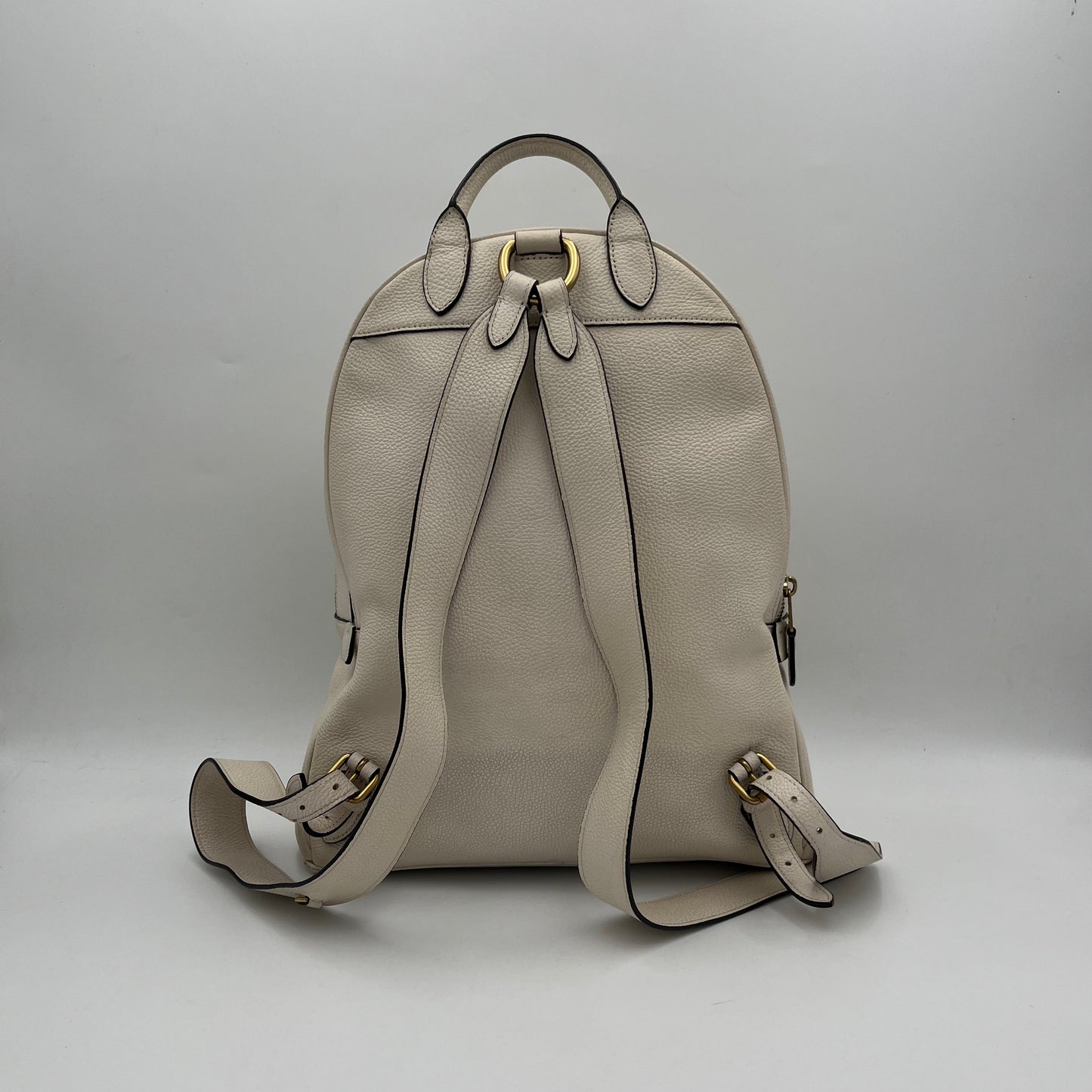 Coach White Carrie Backpack