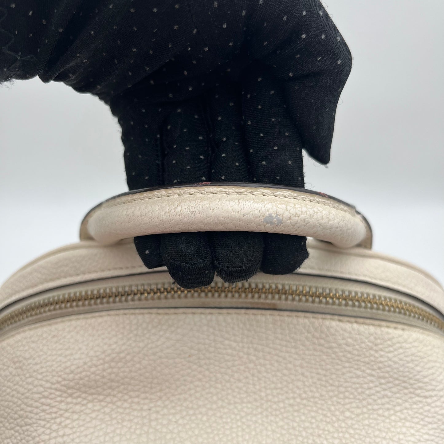 Coach White Carrie Backpack