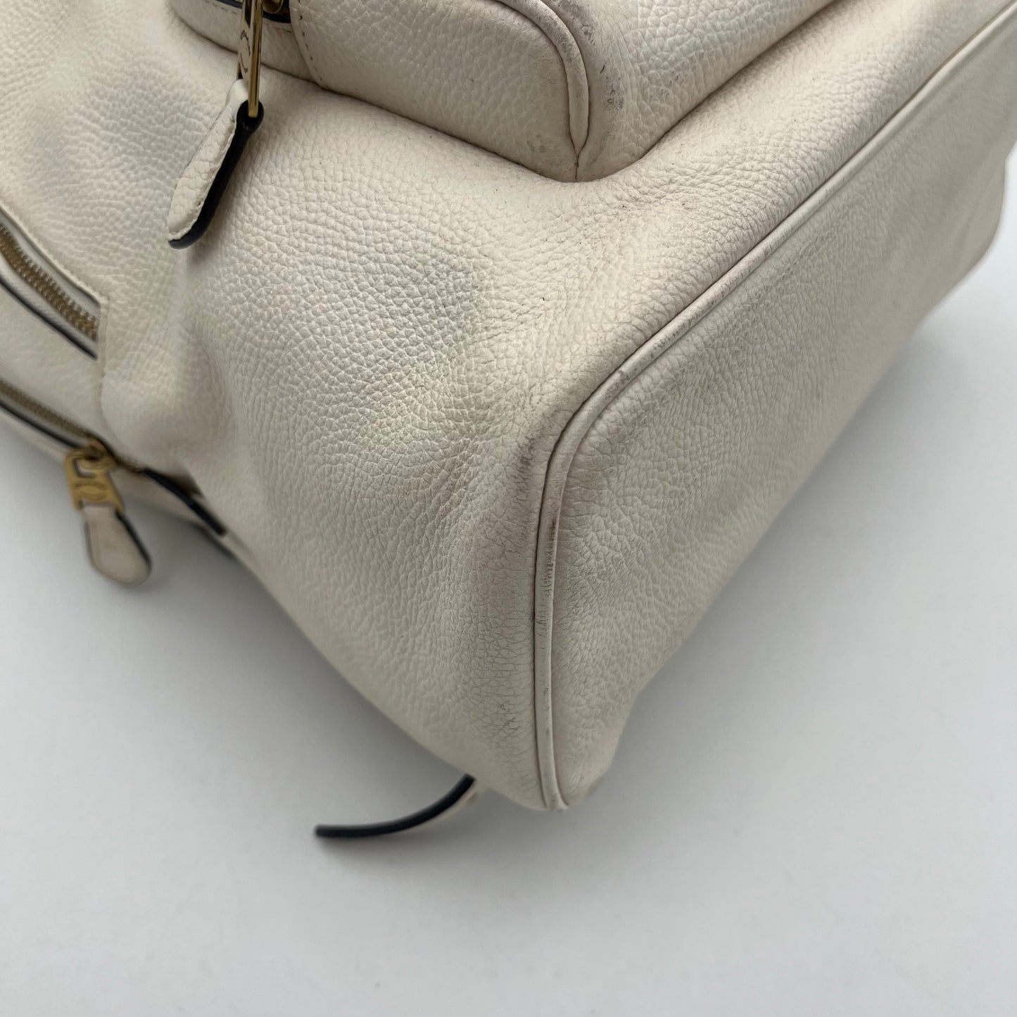 Coach White Carrie Backpack