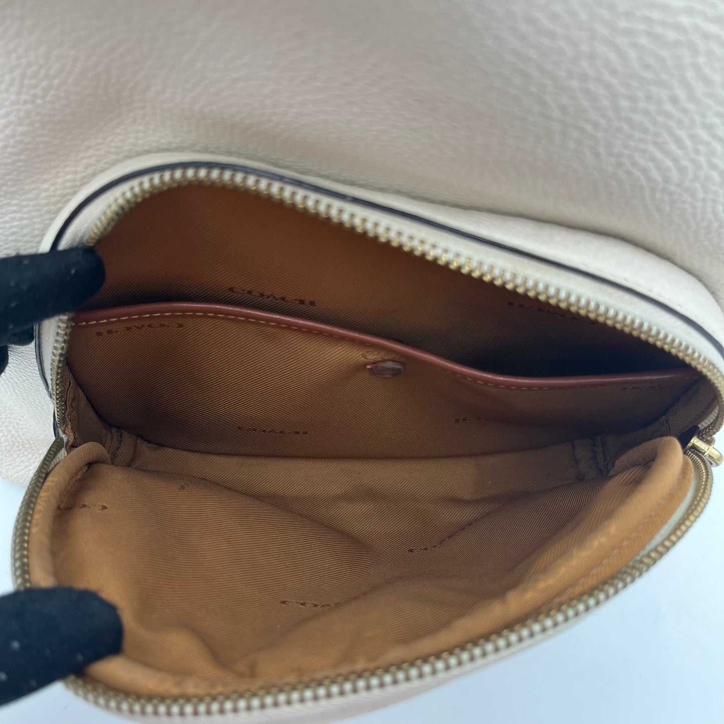 Coach White Carrie Backpack