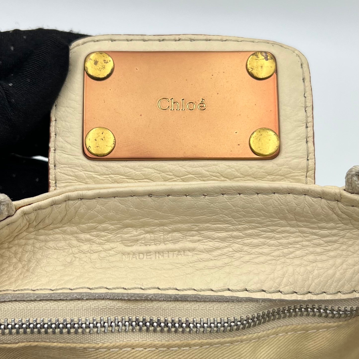 Chloe Cream Leather Paddington