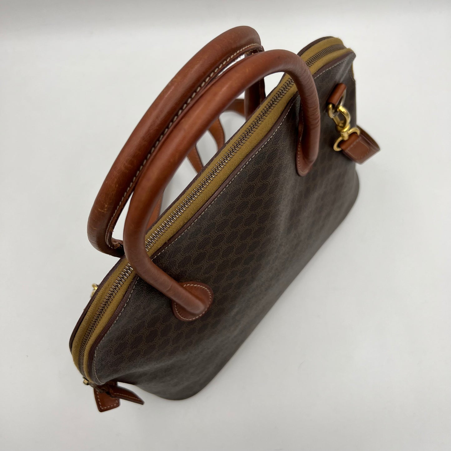 Celine Paris Macadam Large Alma with Long Strap