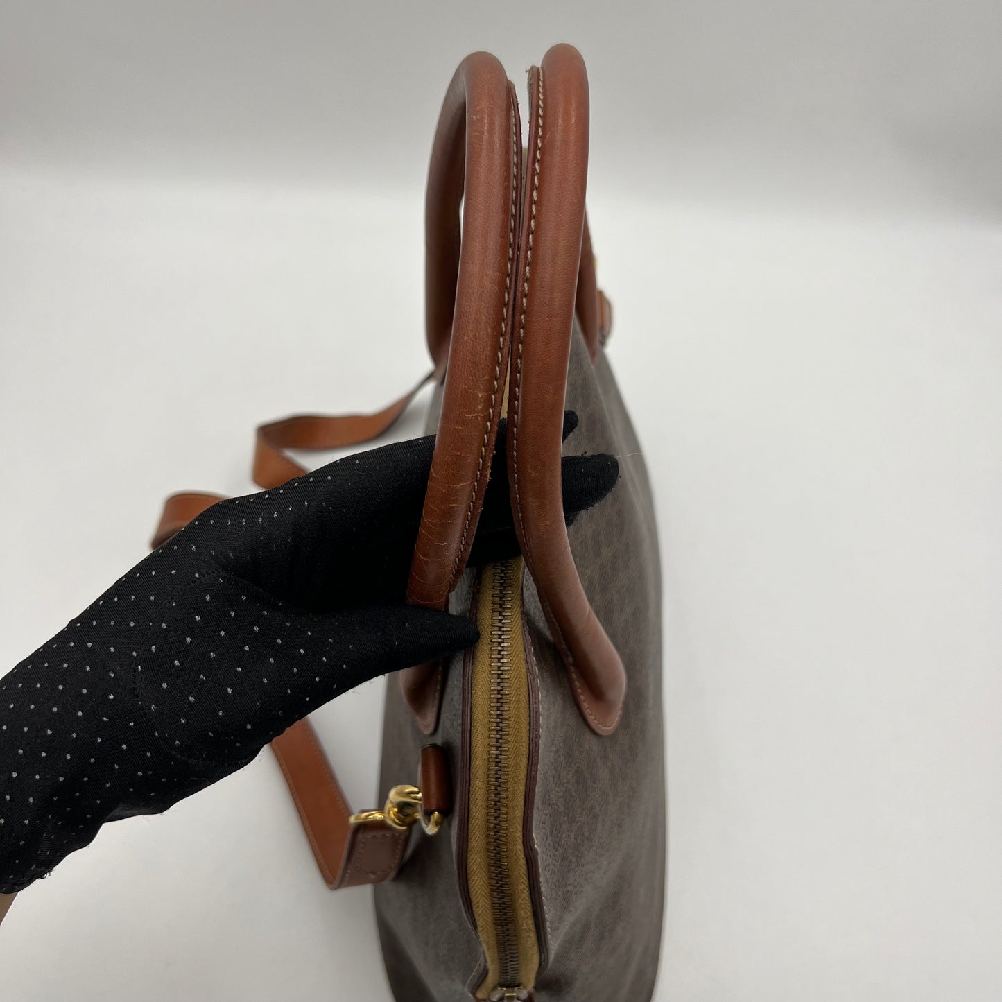 Celine Paris Macadam Large Alma with Long Strap