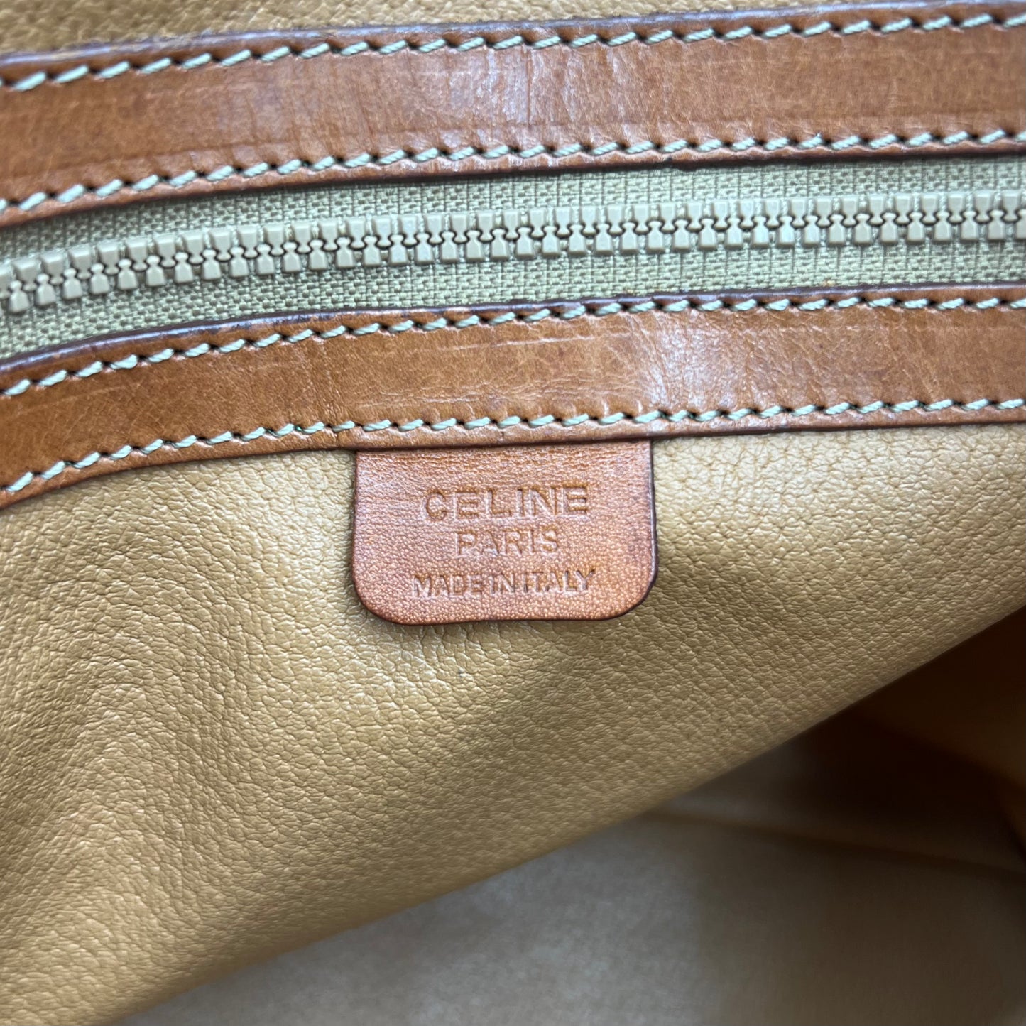 Celine Paris Macadam Large Alma with Long Strap
