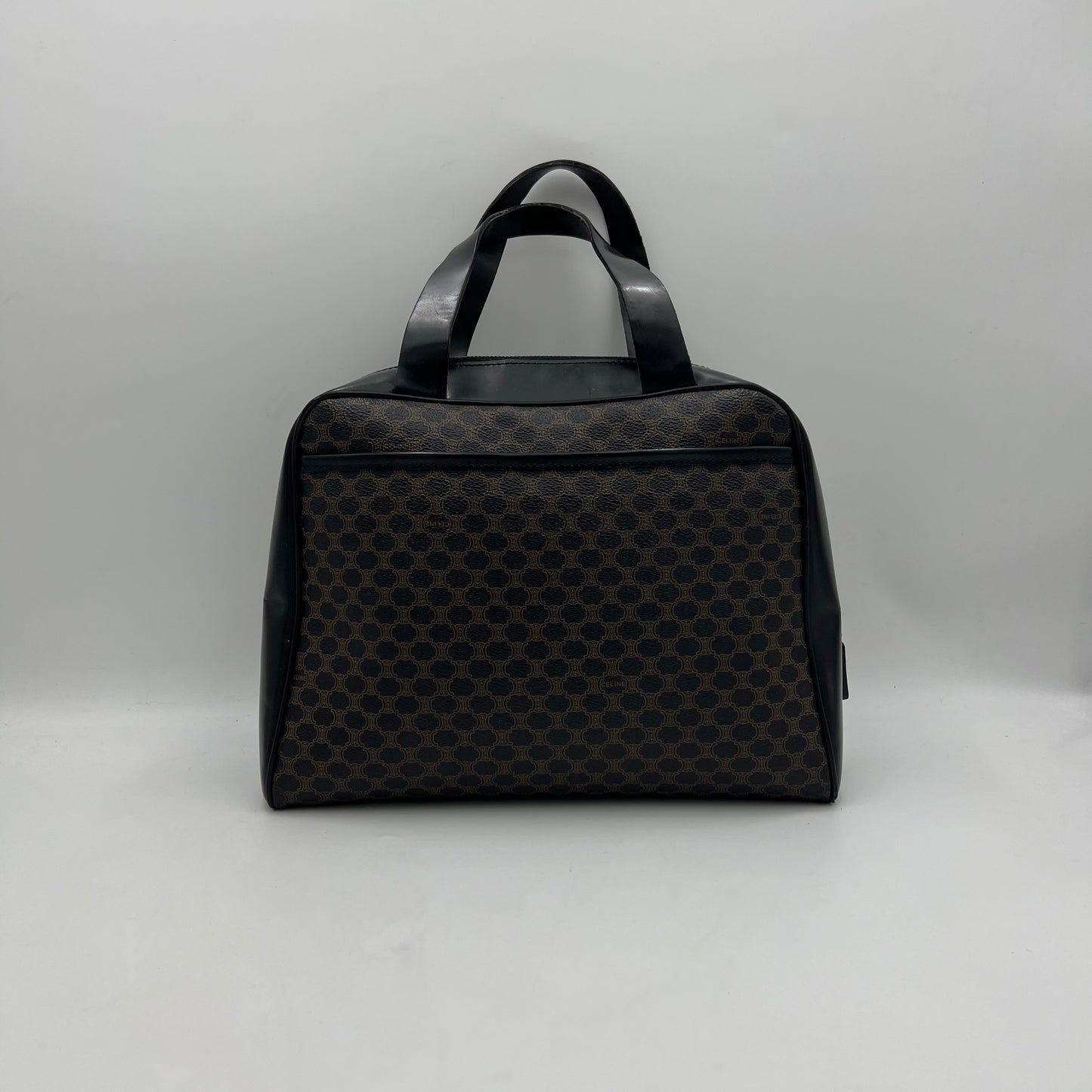 Celine Paris Black Macadam Handbag
