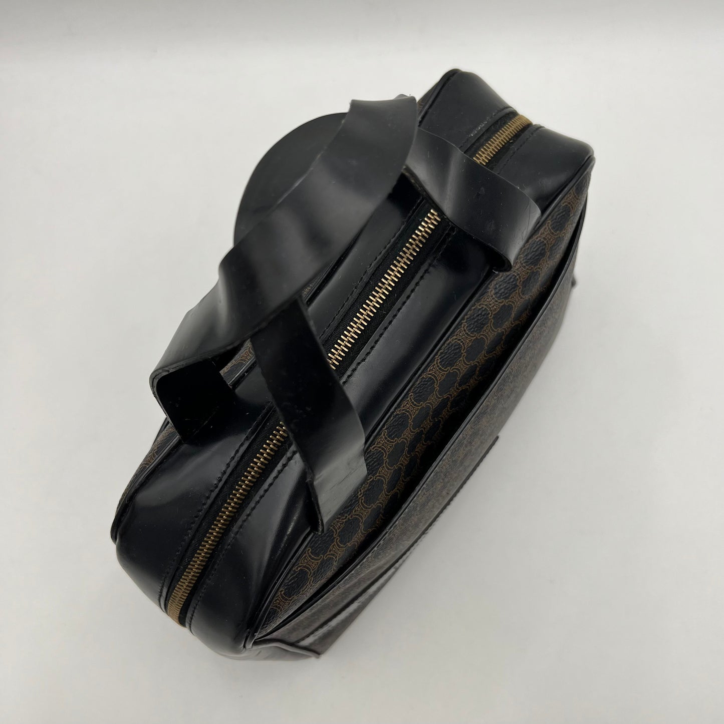 Celine Paris Black Macadam Handbag