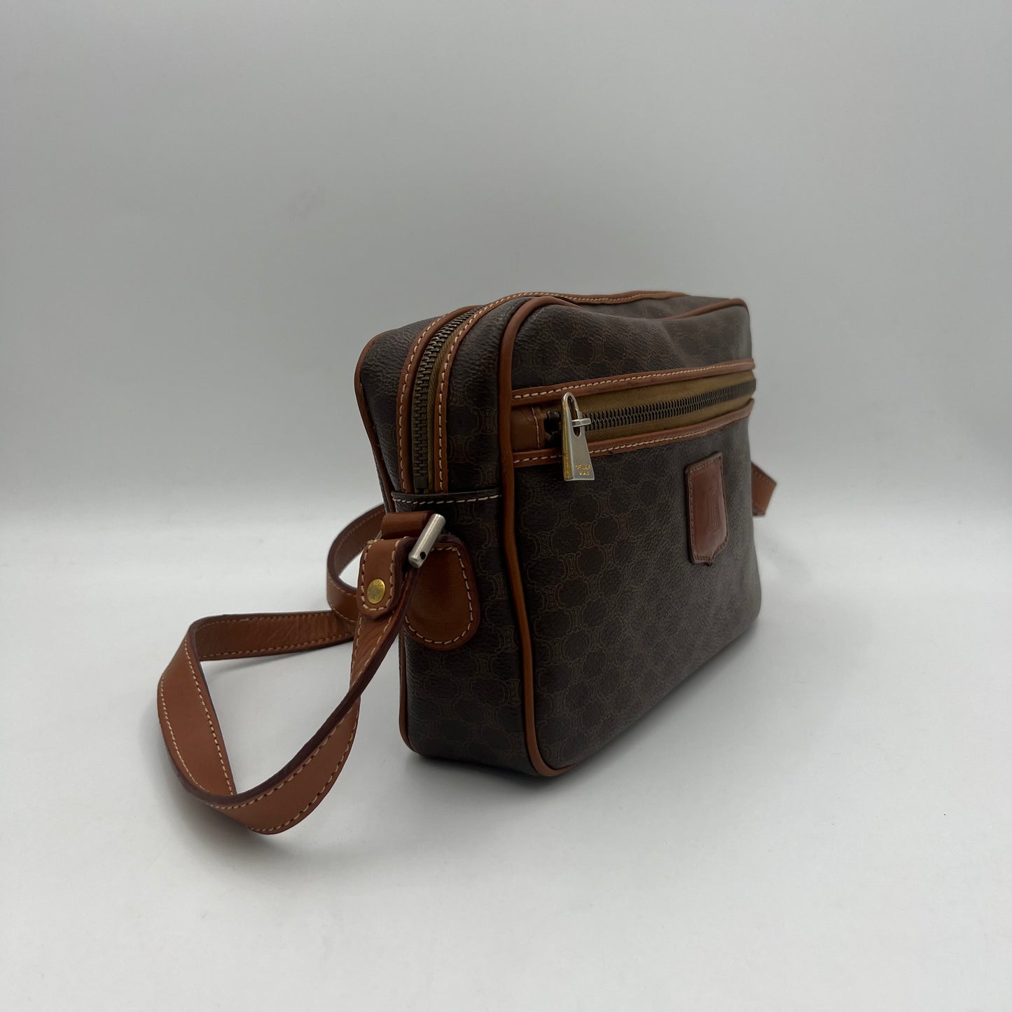 Celine Paris Macadam Camera Crossbody