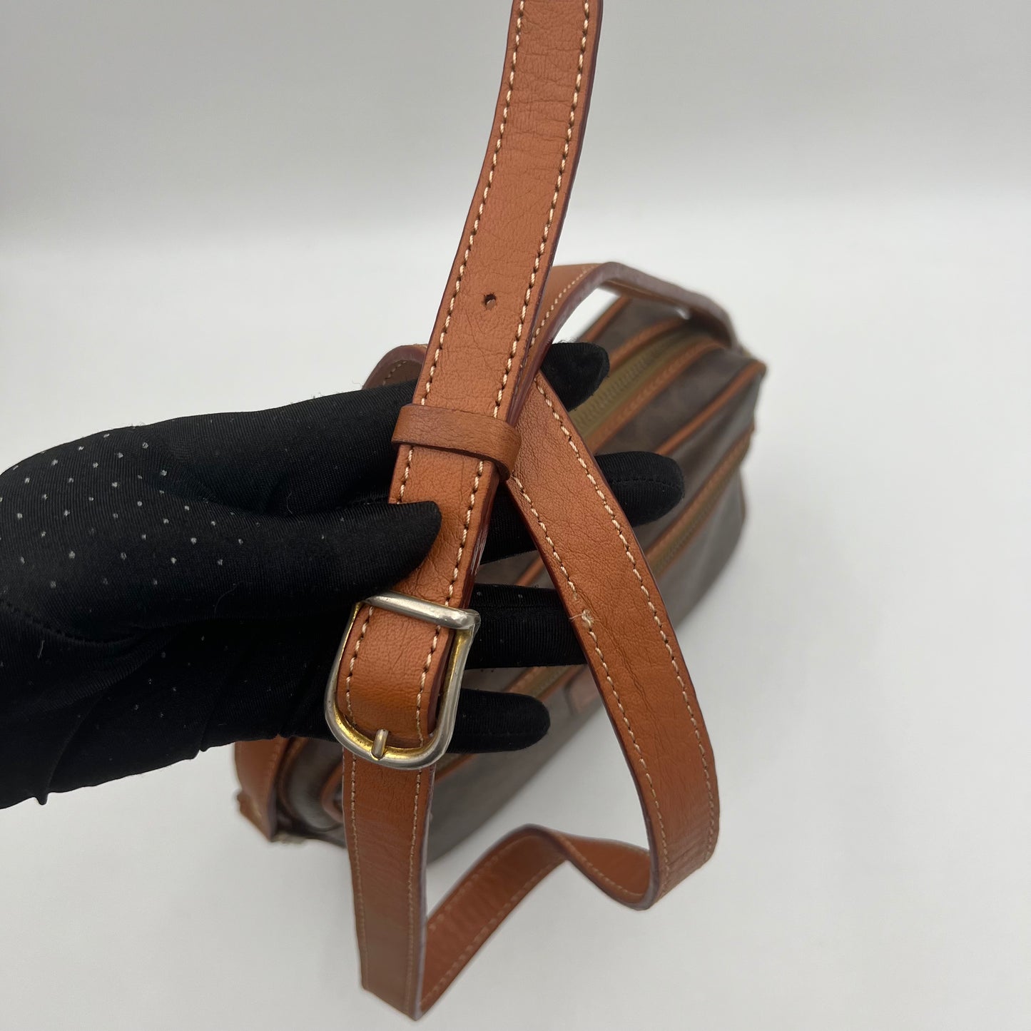 Celine Paris Macadam Camera Crossbody