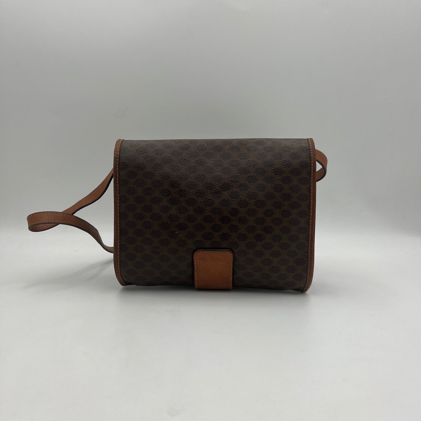 Celine Paris Macadam Double Flap Crossbody