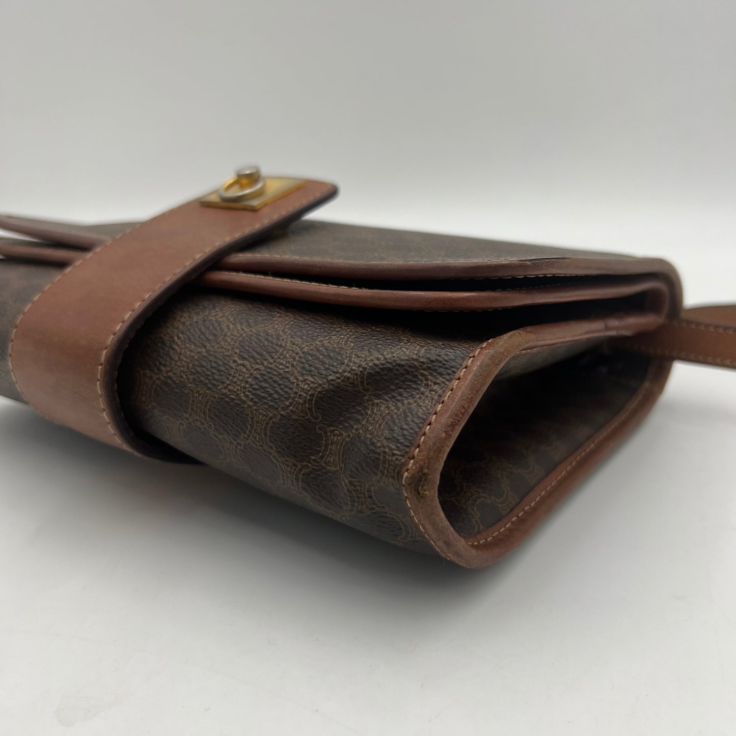 Celine Paris Macadam Double Flap Crossbody