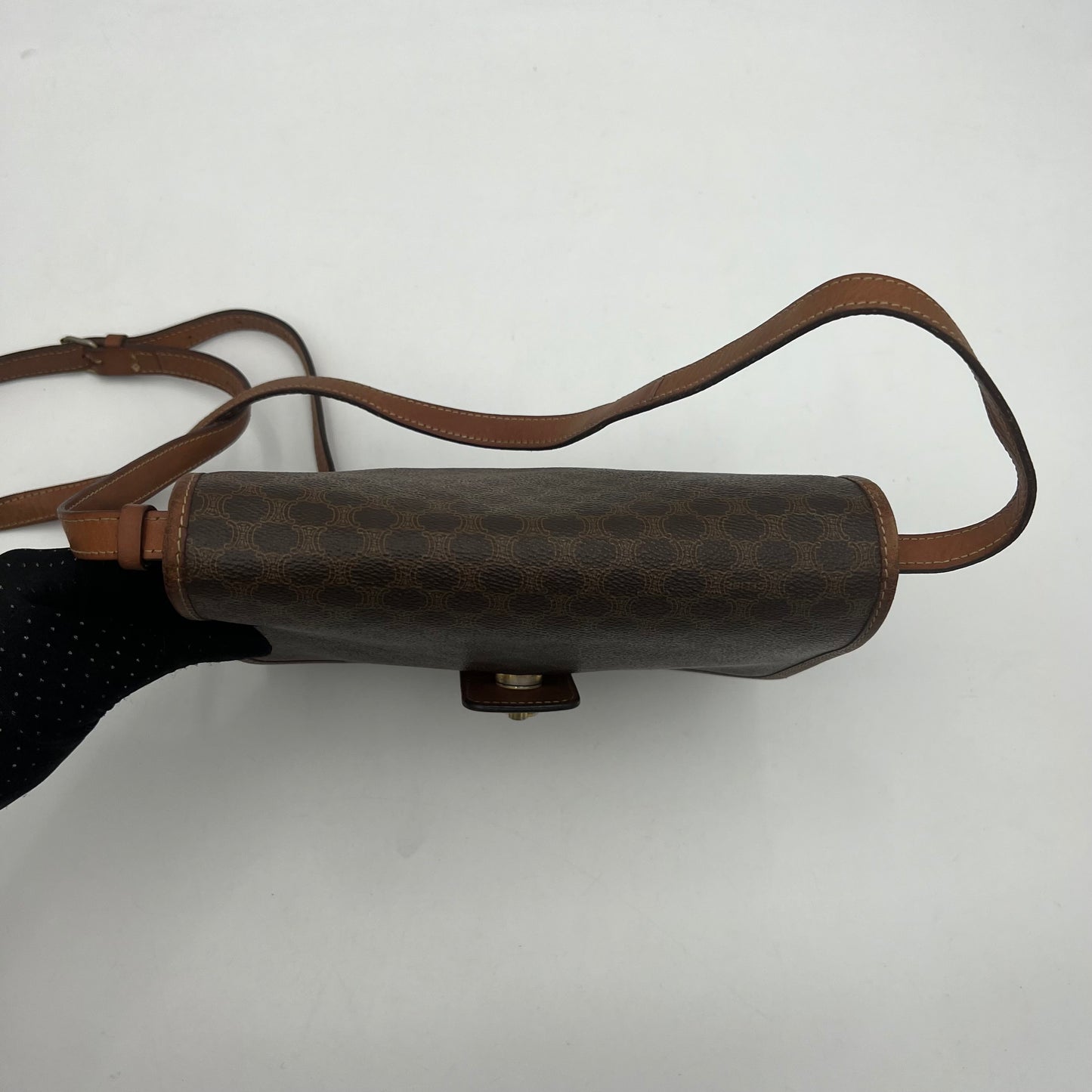 Celine Paris Macadam Double Flap Crossbody