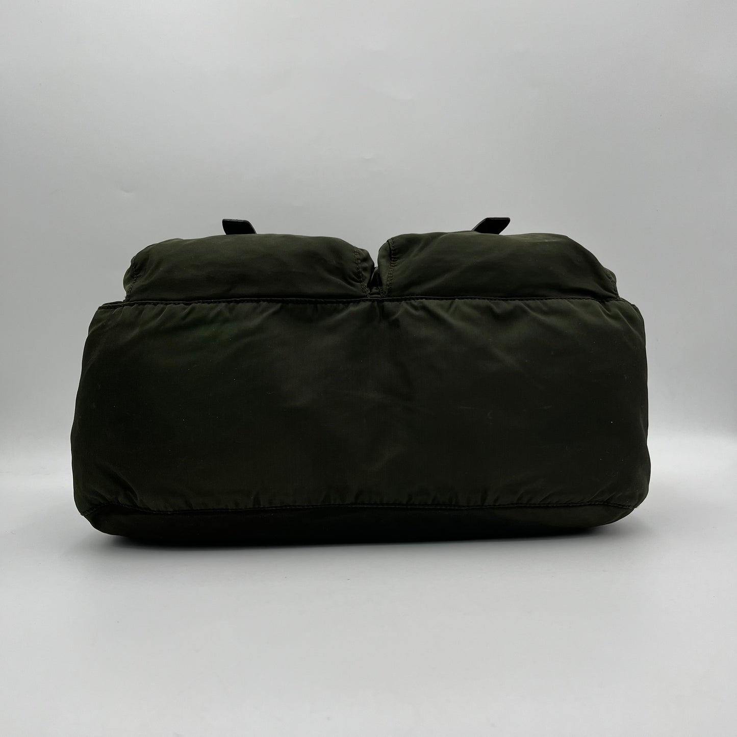 Prada Green Nylon Messenger Crossbody