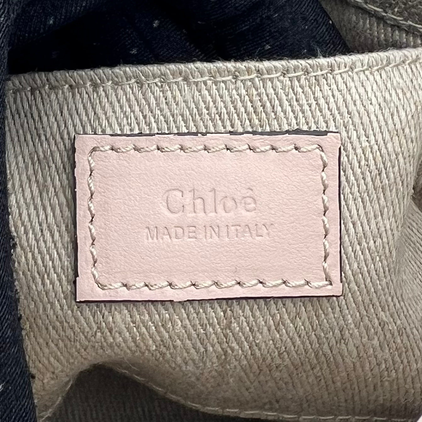 Chloe Light Pink Mini Woody Tote