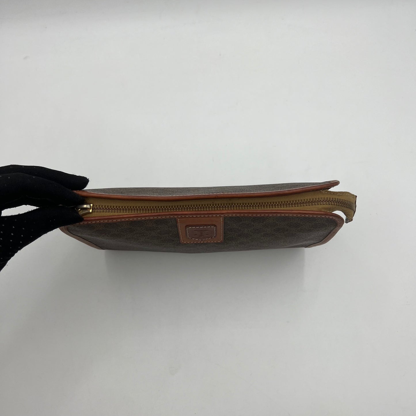 Celine Paris Macadam PVC Zip Large Clutch