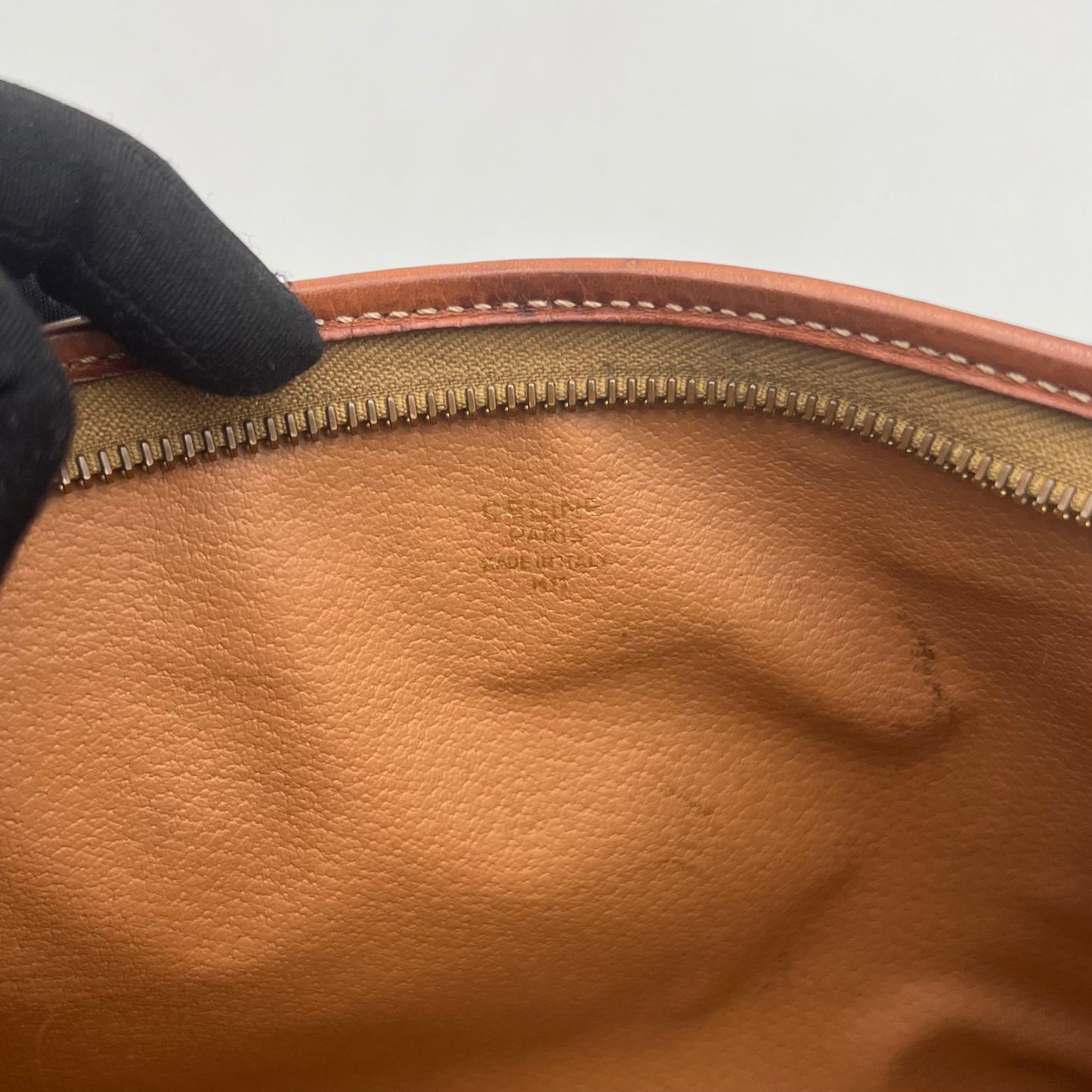 Celine Paris Macadam PVC Zip Large Clutch