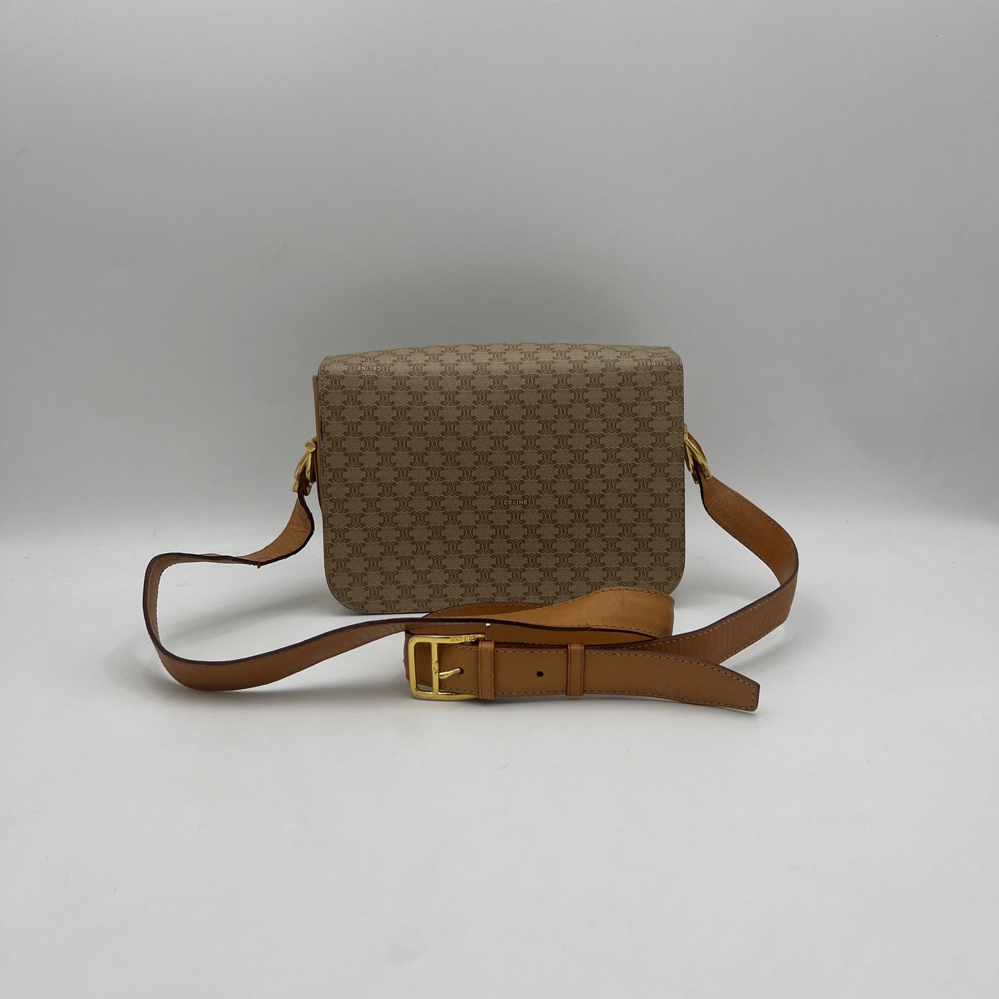 Celine Paris Macadam PVC Horse Carriage Crossbody